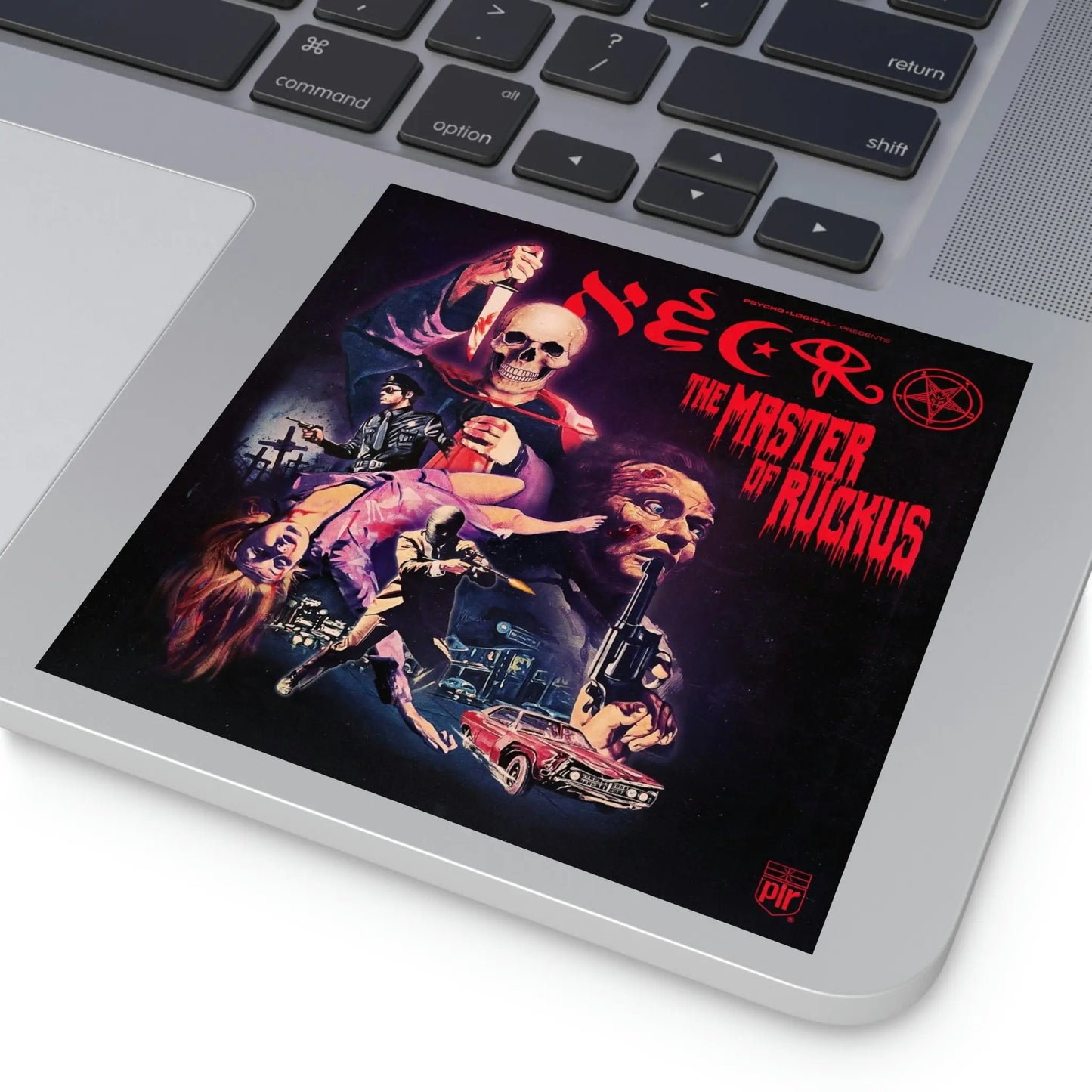 The Master Of Ruckus – Sticker 5x5" NECRO SUPER STORE