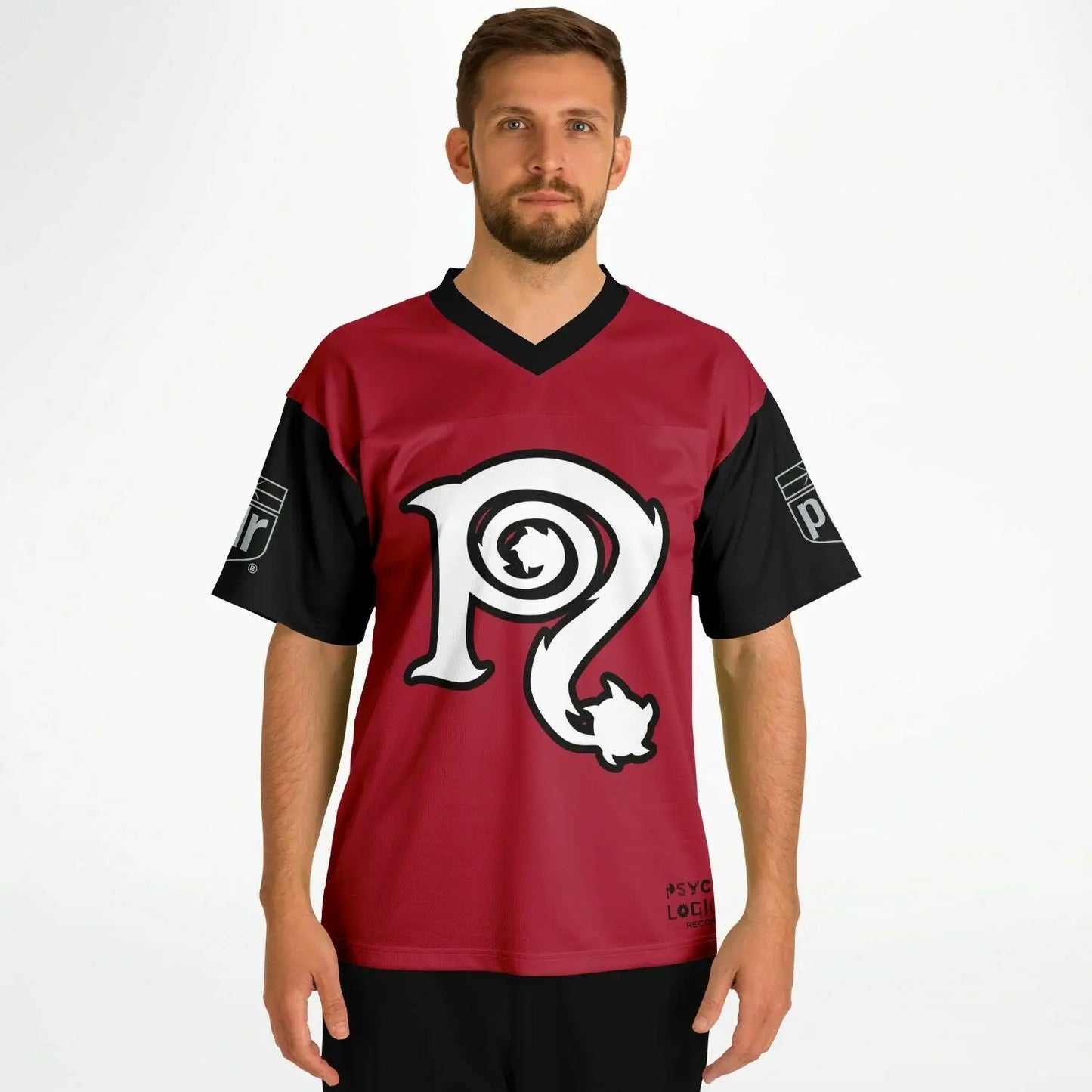 NECRO - N Symbol - Football Jersey (Atlanta Falcons Colors) NECRO SUPER STORE