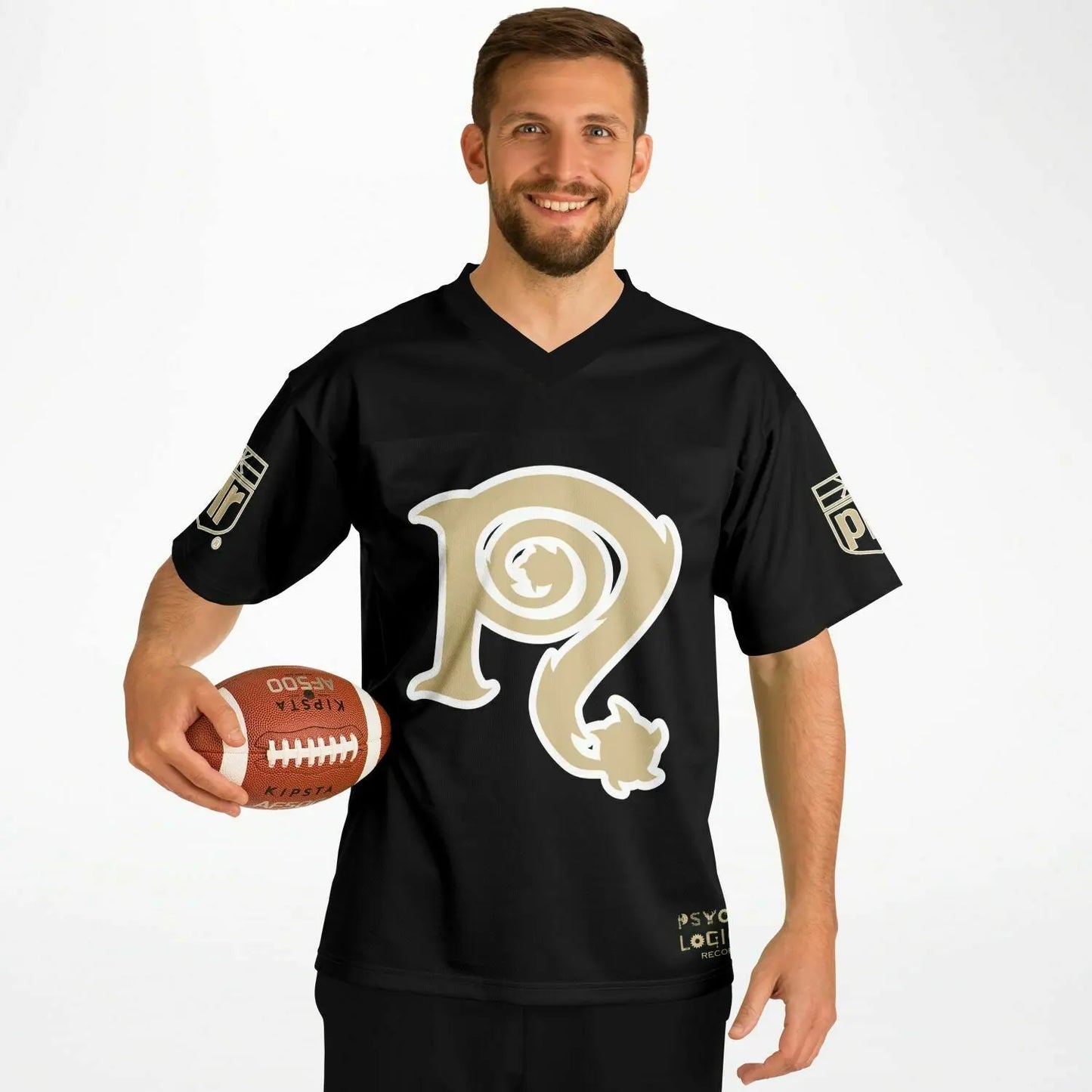 NECRO - N Symbol - Football Jersey (New Orleans Saints colors) NECRO SUPER STORE