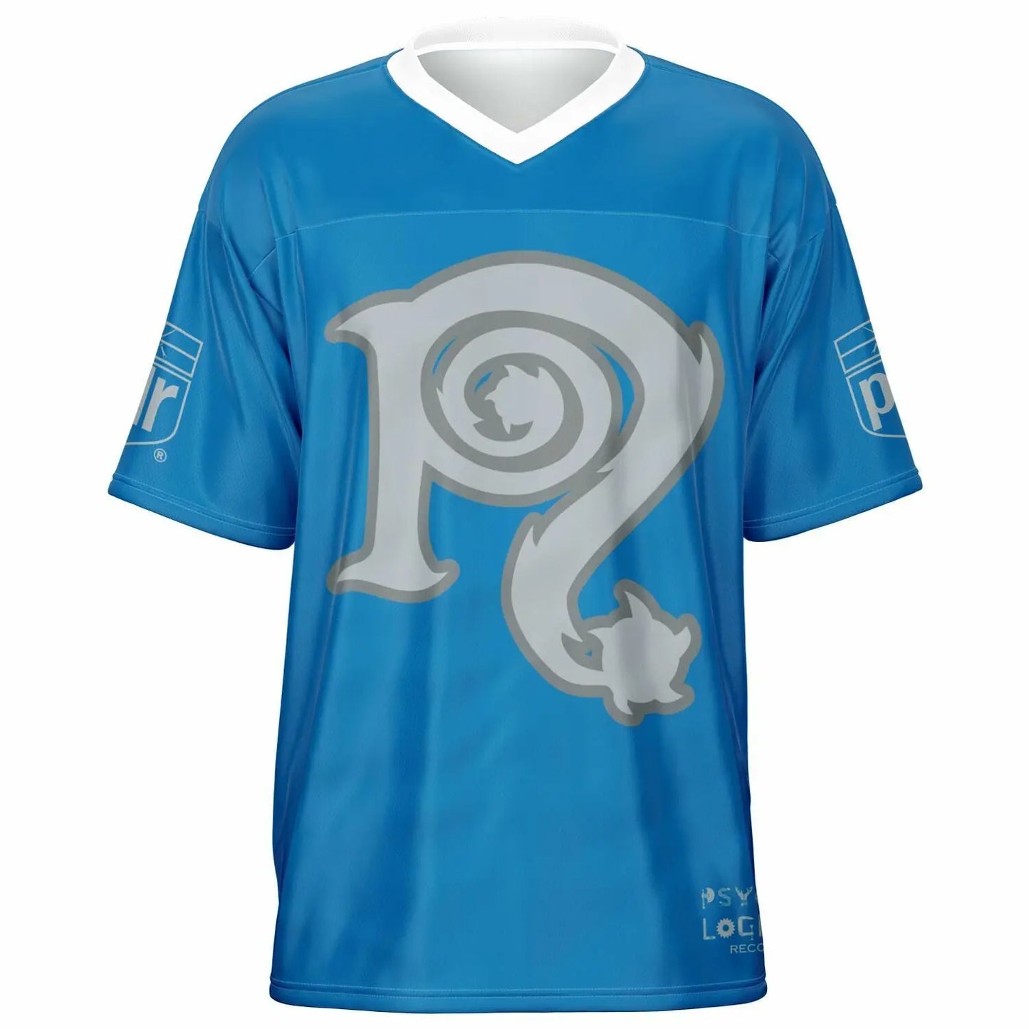 NECRO - N Symbol - Football Jersey (Detroit Lions Colors) NECRO SUPER STORE