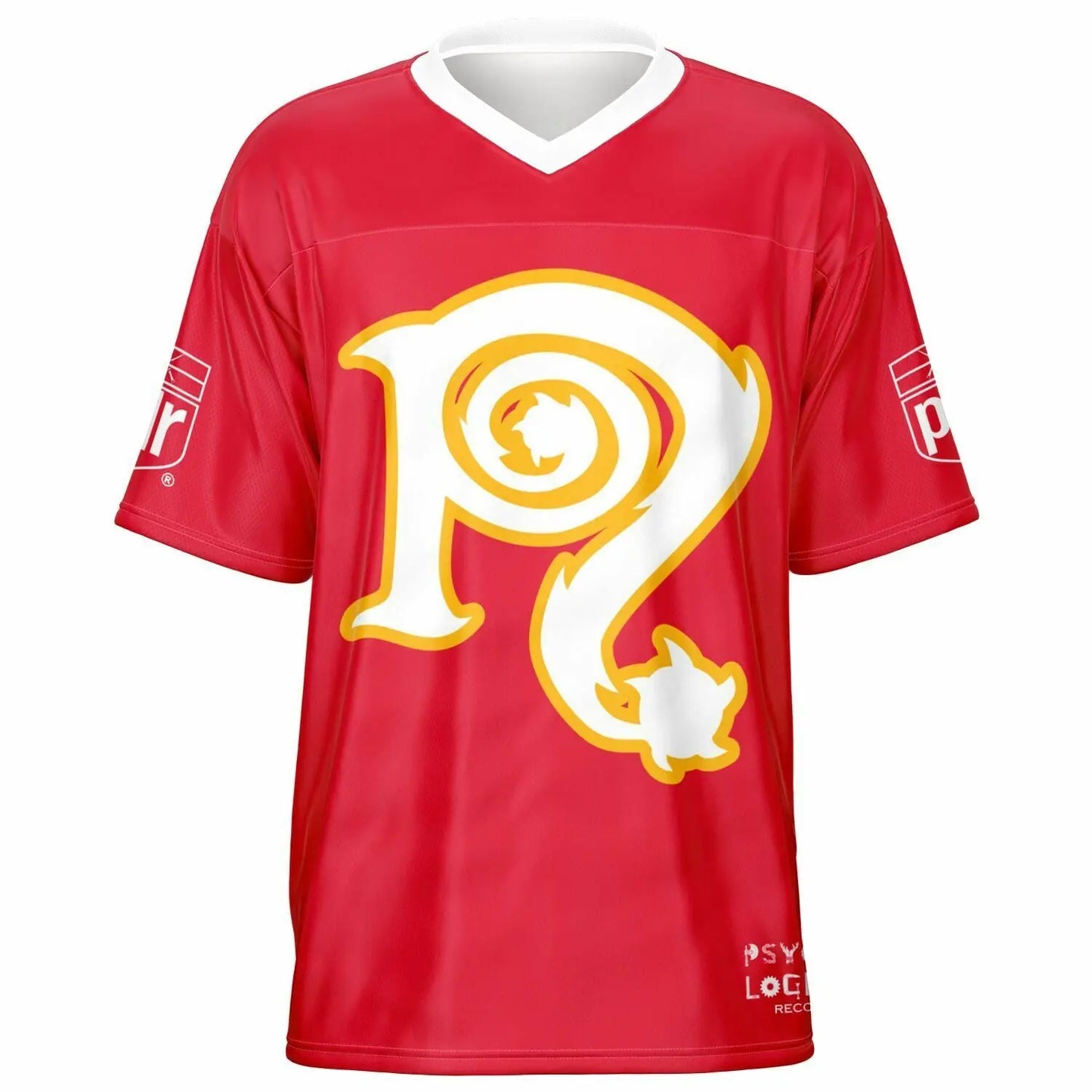 NECRO - N Symbol - Football Jersey (Kansas City Chiefs Colors) NECRO SUPER STORE