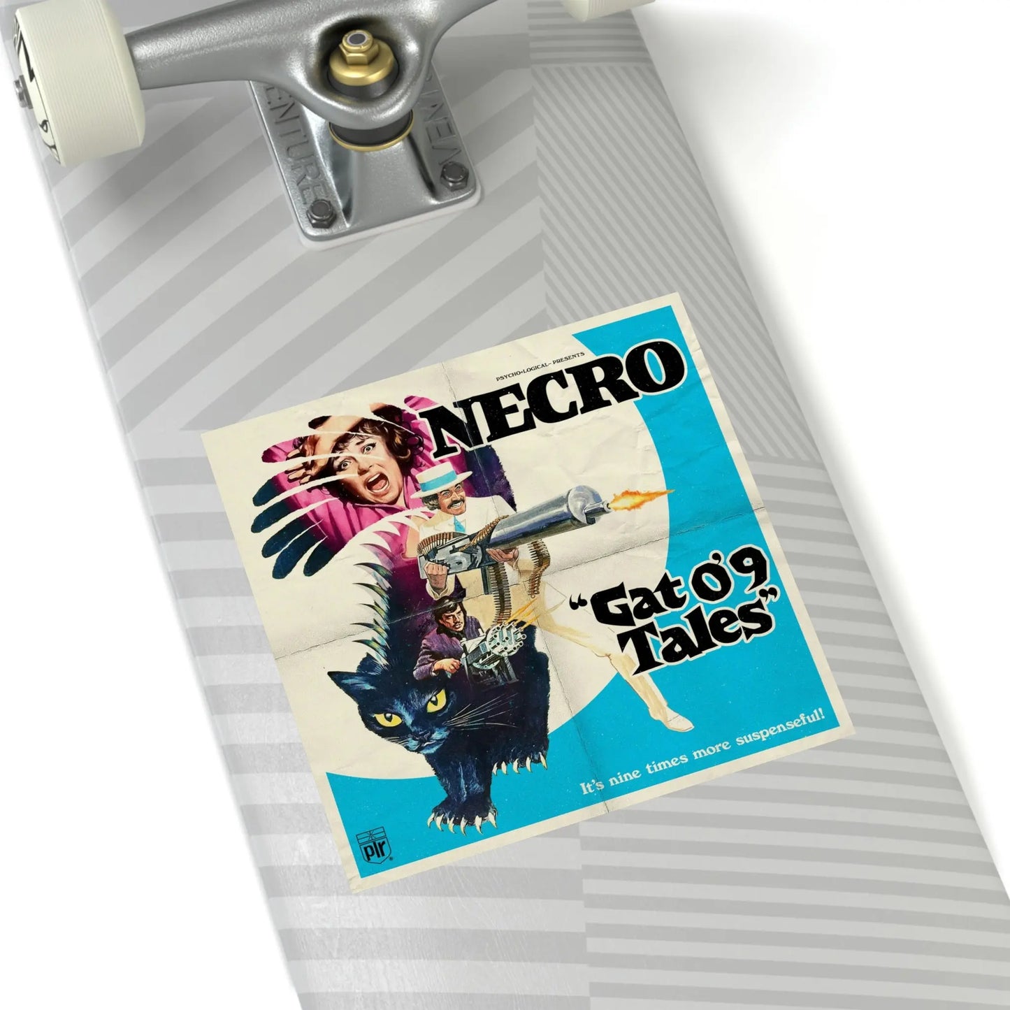 Gat O' 9 Tales – Sticker 5x5" NECRO SUPER STORE
