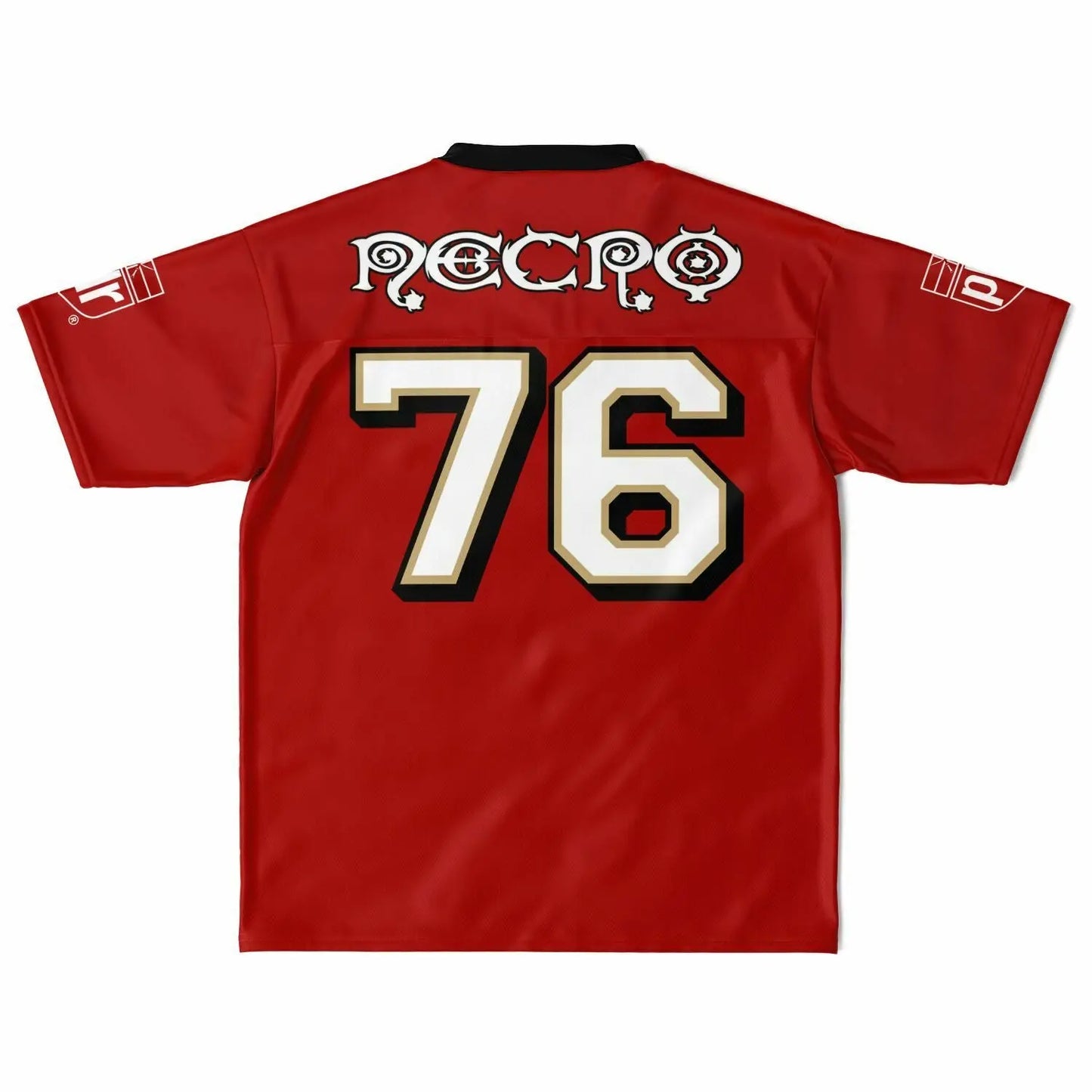 NECRO - N Symbol - Football Jersey (San Francisco 49er's Colors) NECRO SUPER STORE