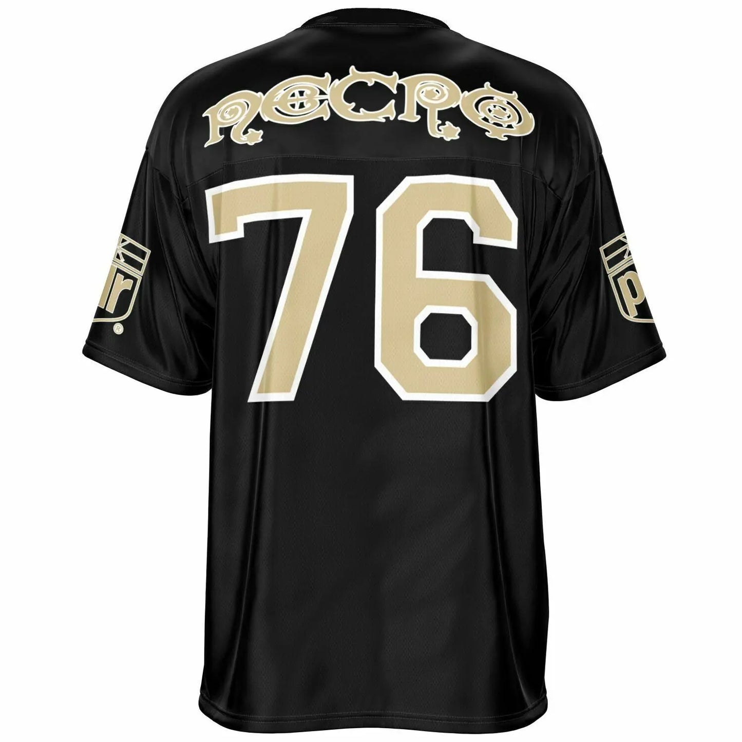 NECRO - N Symbol - Football Jersey (New Orleans Saints colors) NECRO SUPER STORE