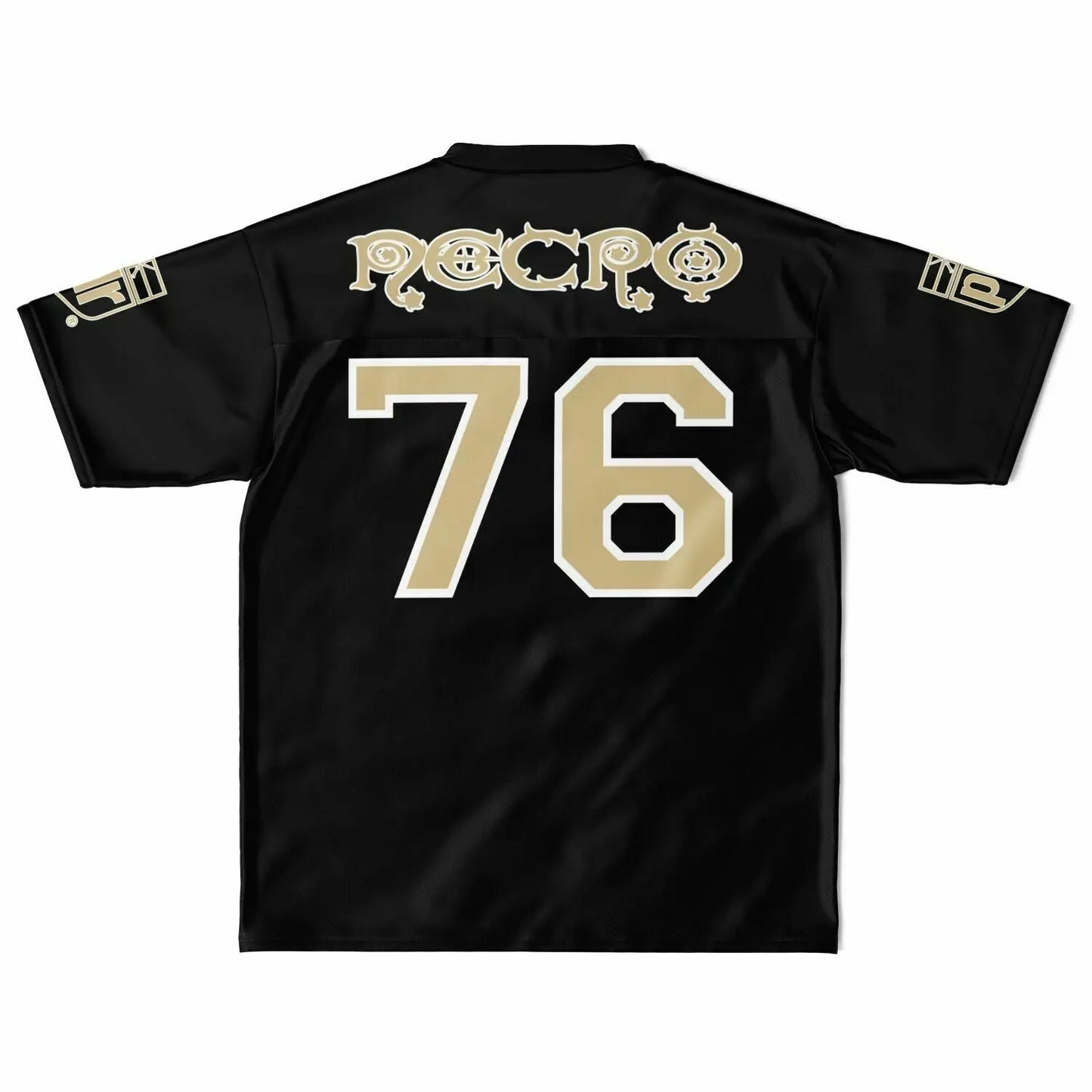 NECRO - N Symbol - Football Jersey (New Orleans Saints colors) NECRO SUPER STORE