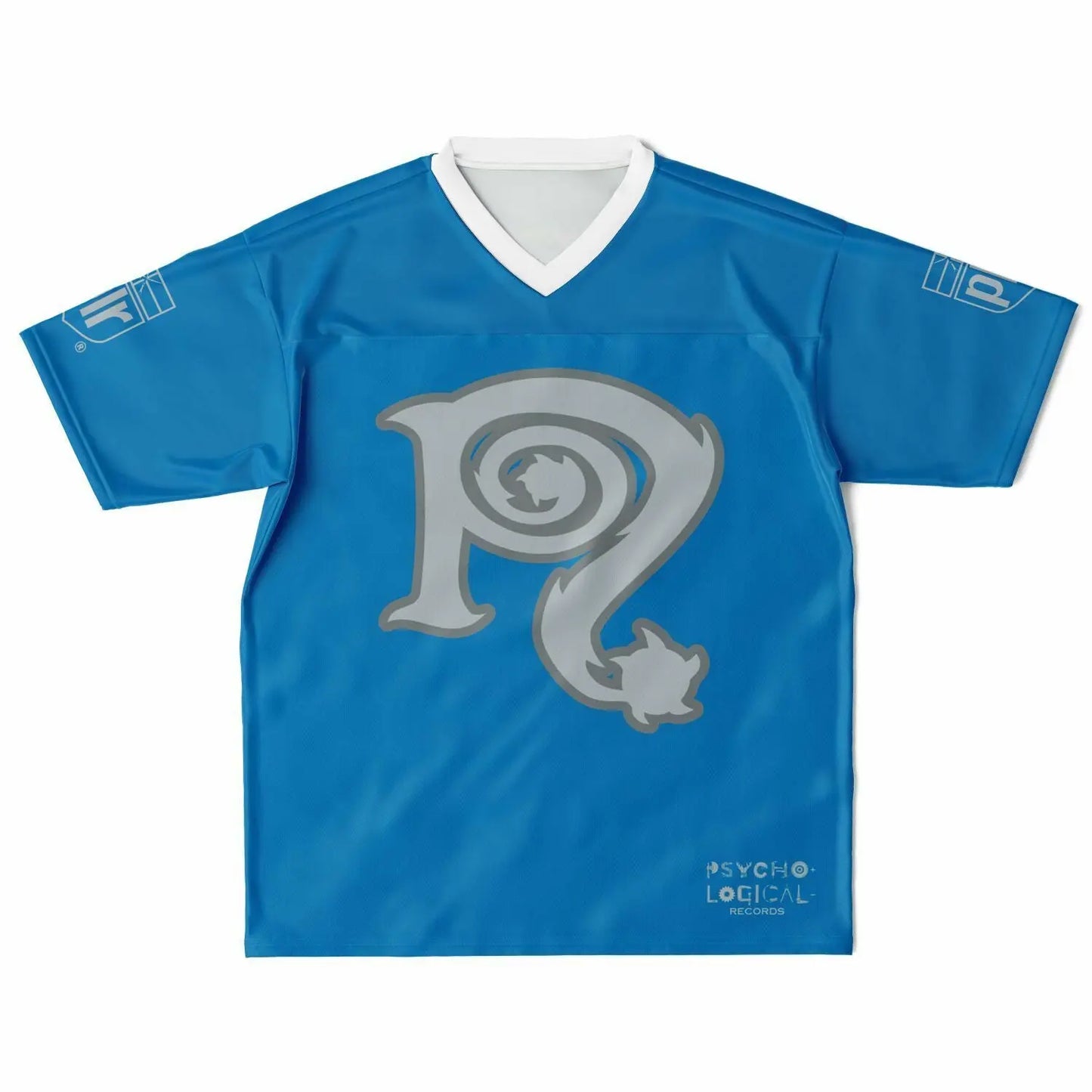 NECRO - N Symbol - Football Jersey (Detroit Lions Colors) NECRO SUPER STORE