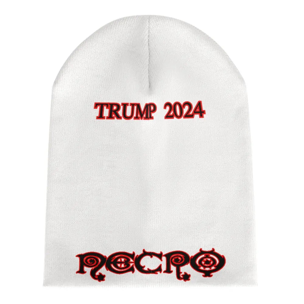 Shot & Lived - Trump/Necro - Full printed knitted hat NECRO SUPER STORE