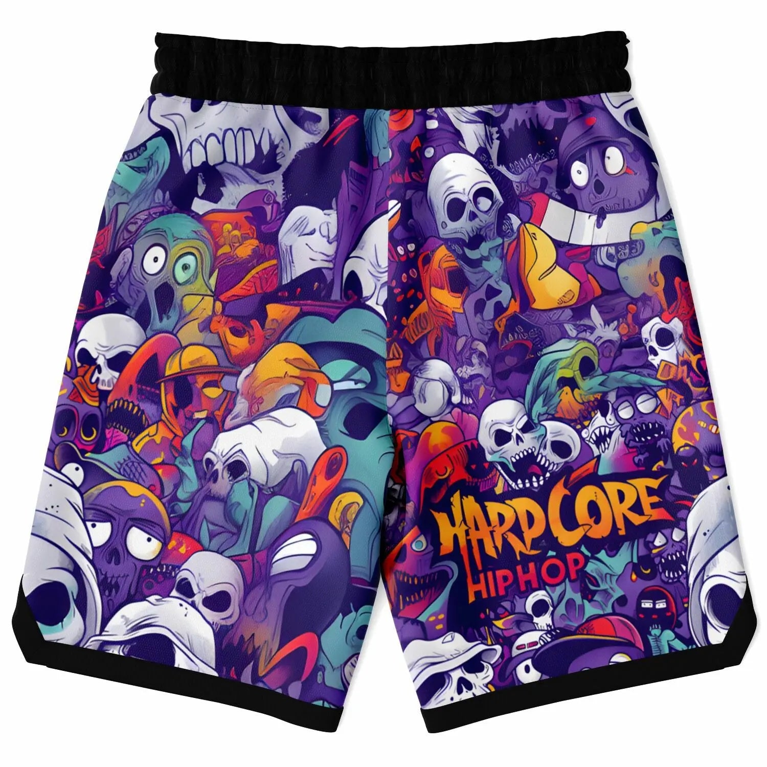 Hardcore Hiphop - Creepy Goons - Basketball Shorts - NECRO SUPER STORE