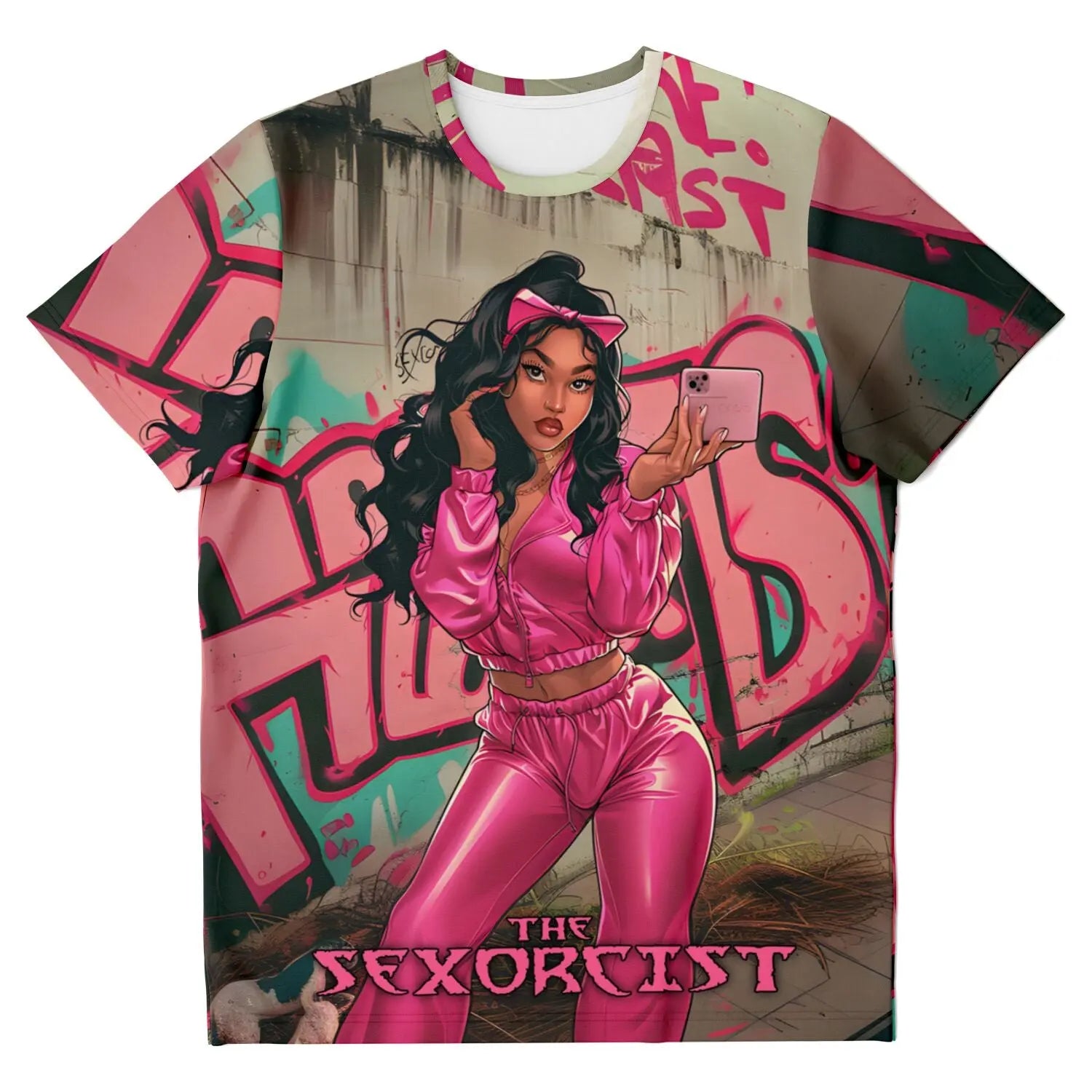 Sexorcist - Fly Latina - All Over Print T-Shirt - NECRO SUPER STORE