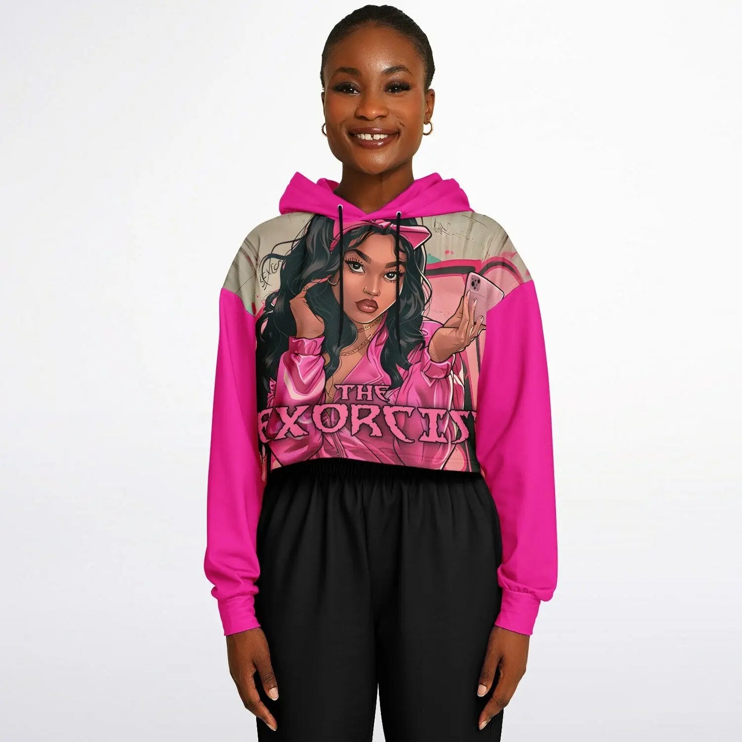 Sexorcist - Fly Latina - Ladies Fashion Dance Hoodie - NECRO SUPER STORE