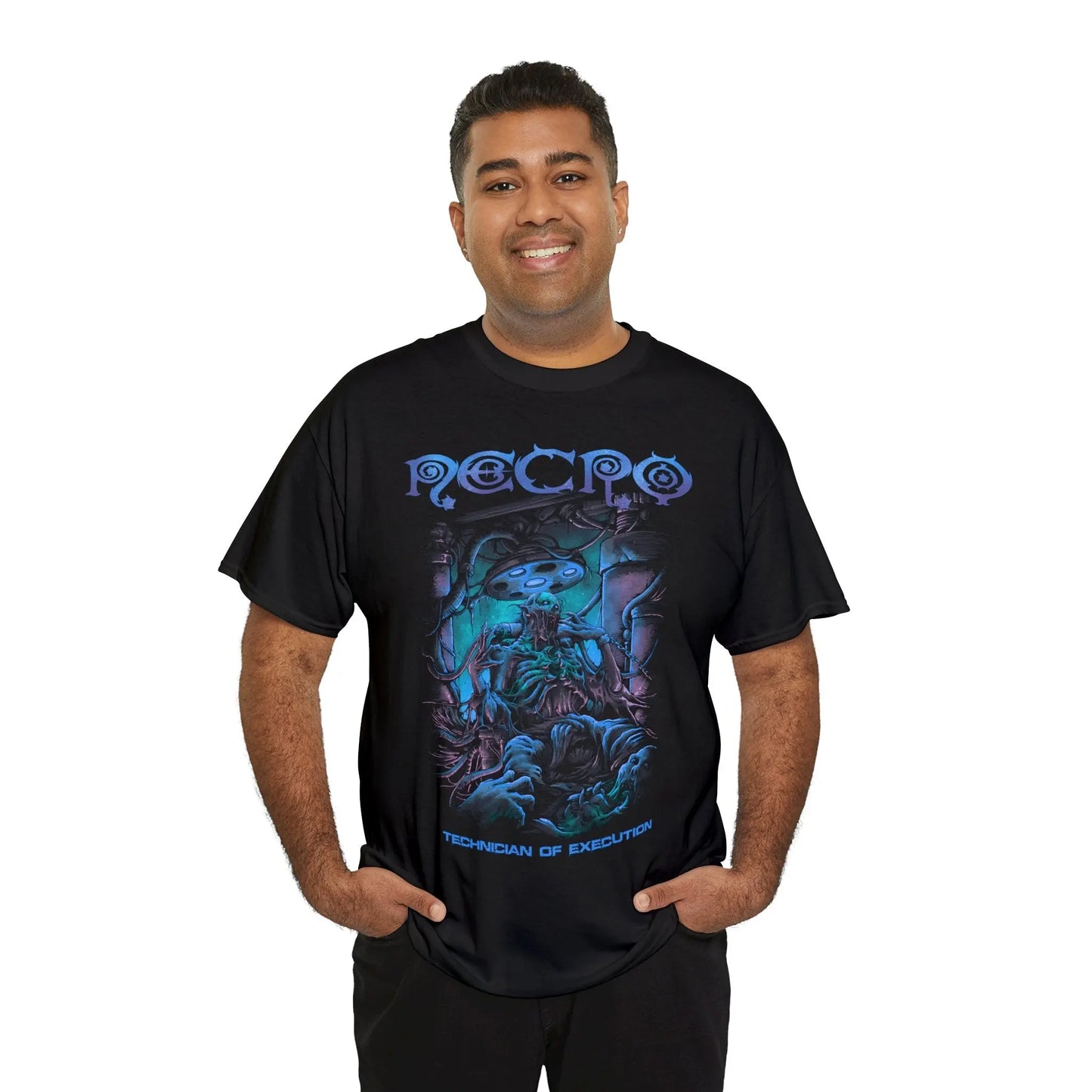 Necro - Technician Of Execution - Heavy Cotton Tee - Gilden 5000 - NECRO SUPER STORE