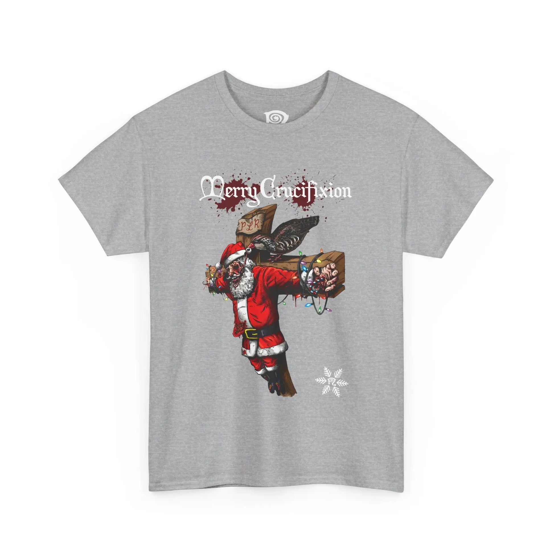 Merry Crucifixion - Heavy Cotton Tee - Gilden 5000 Printify