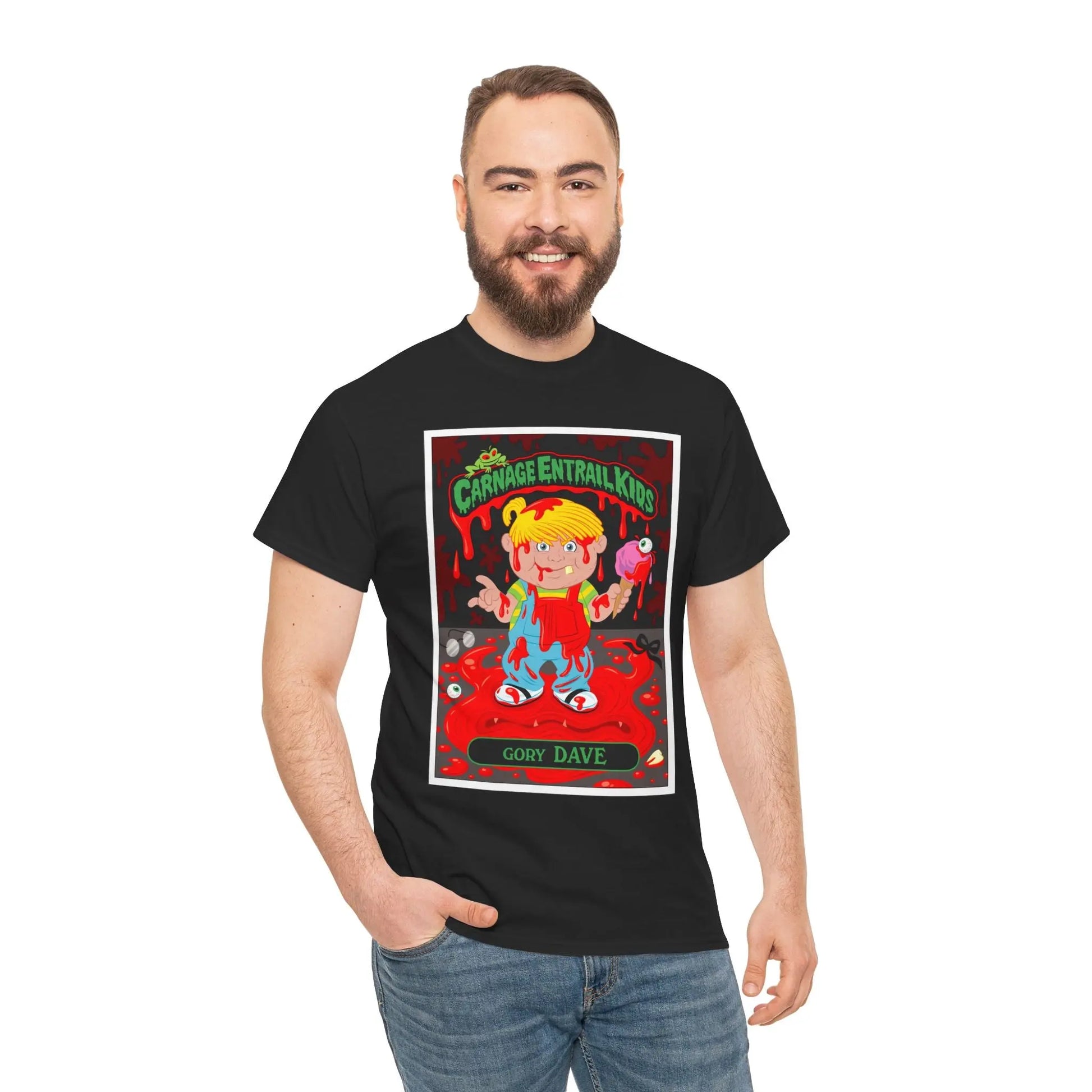 Carnage Entrail Kids - Gory Dave - Heavy Cotton Tee - Gilden 5000 Printify