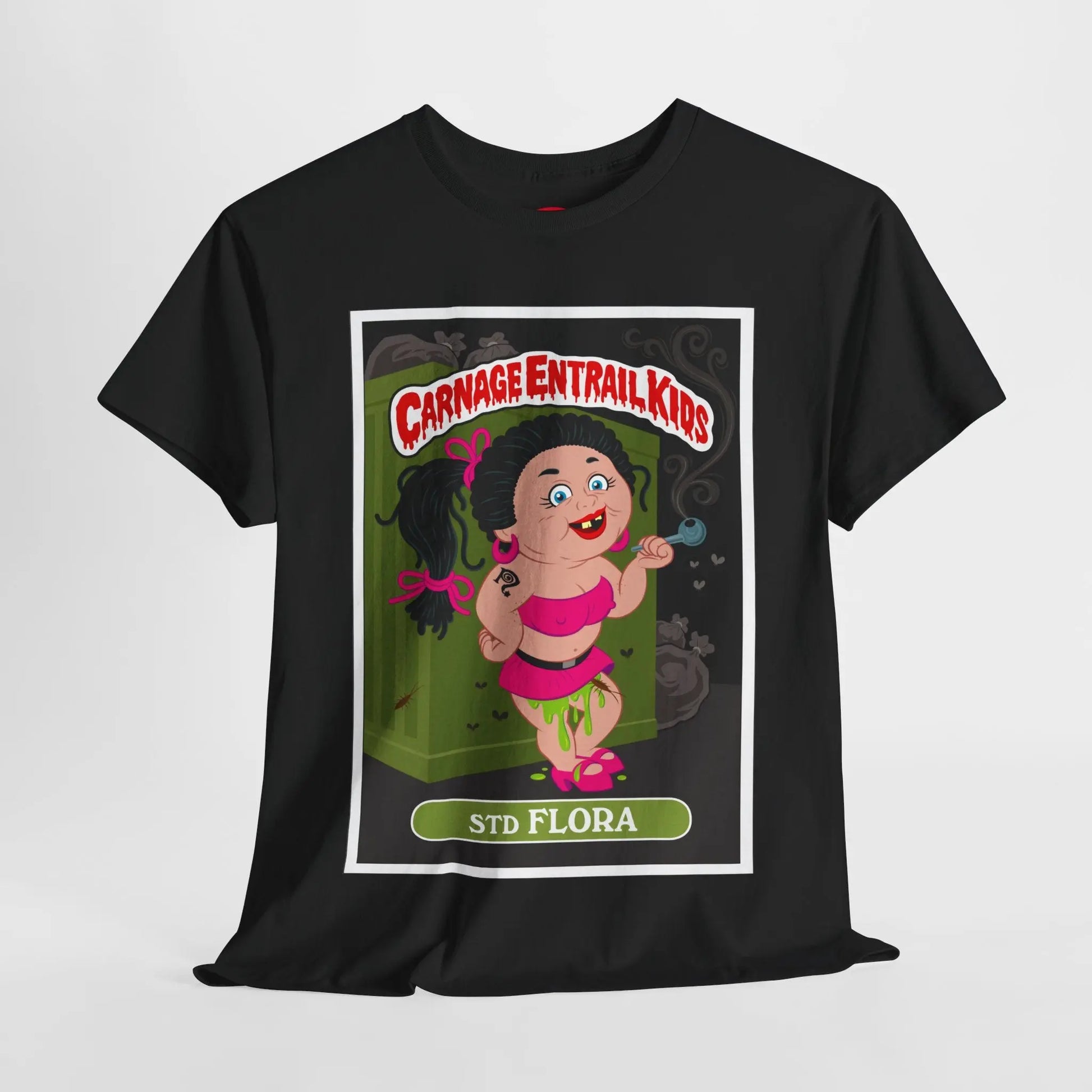 Carnage Entrail Kids - STD Flora - Heavy Cotton Tee - Gilden 5000 Printify