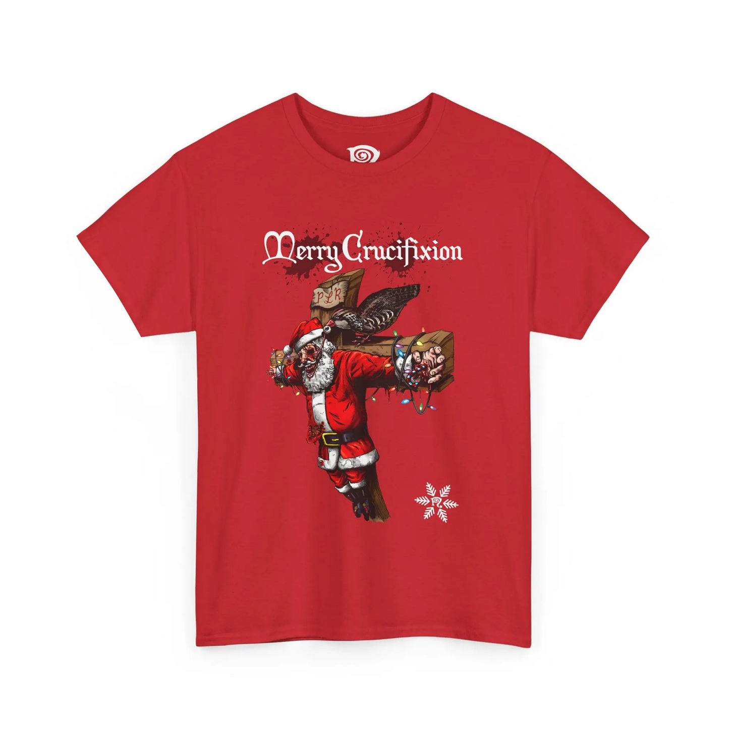 Merry Crucifixion - Heavy Cotton Tee - Gilden 5000 Printify