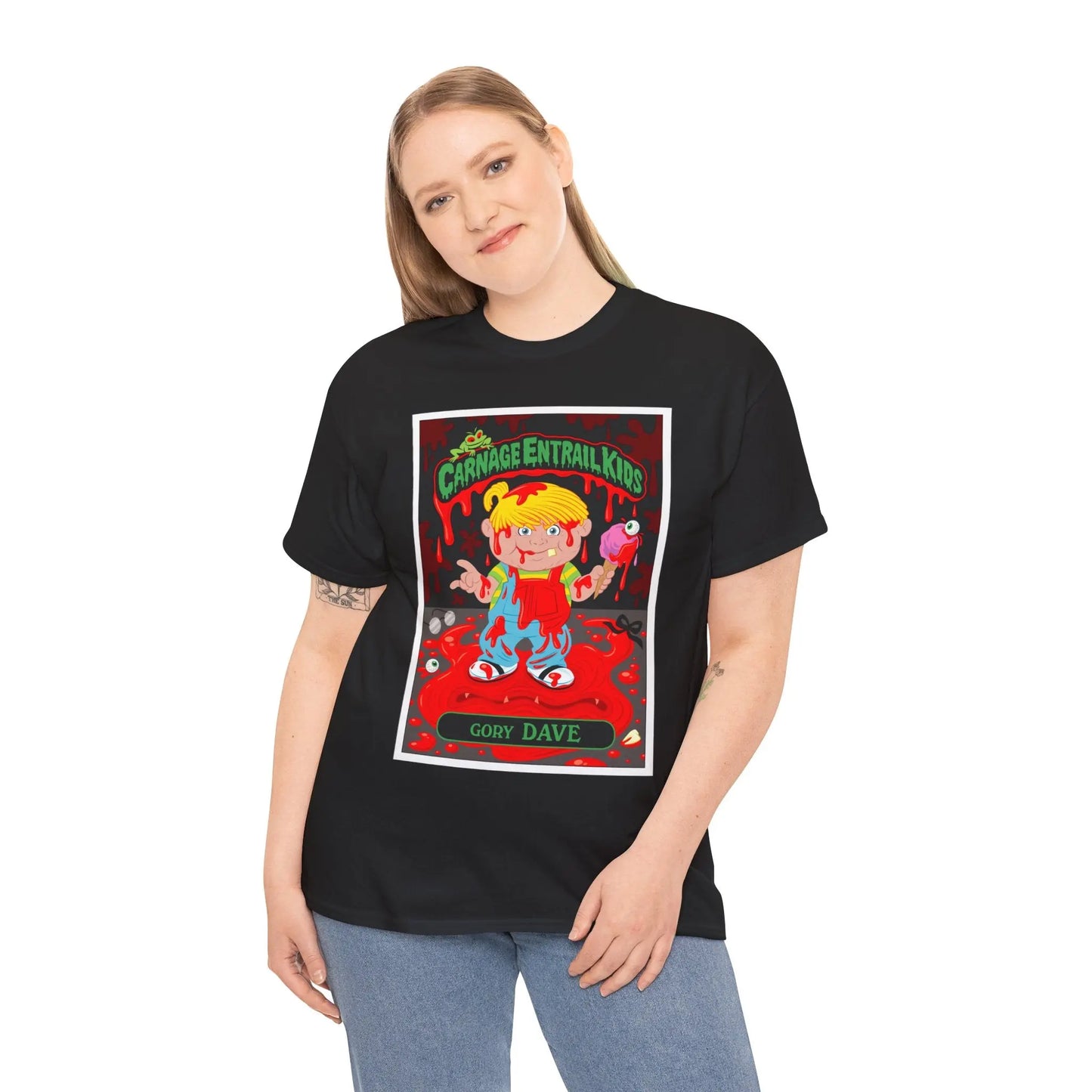 Carnage Entrail Kids - Gory Dave - Heavy Cotton Tee - Gilden 5000 Printify