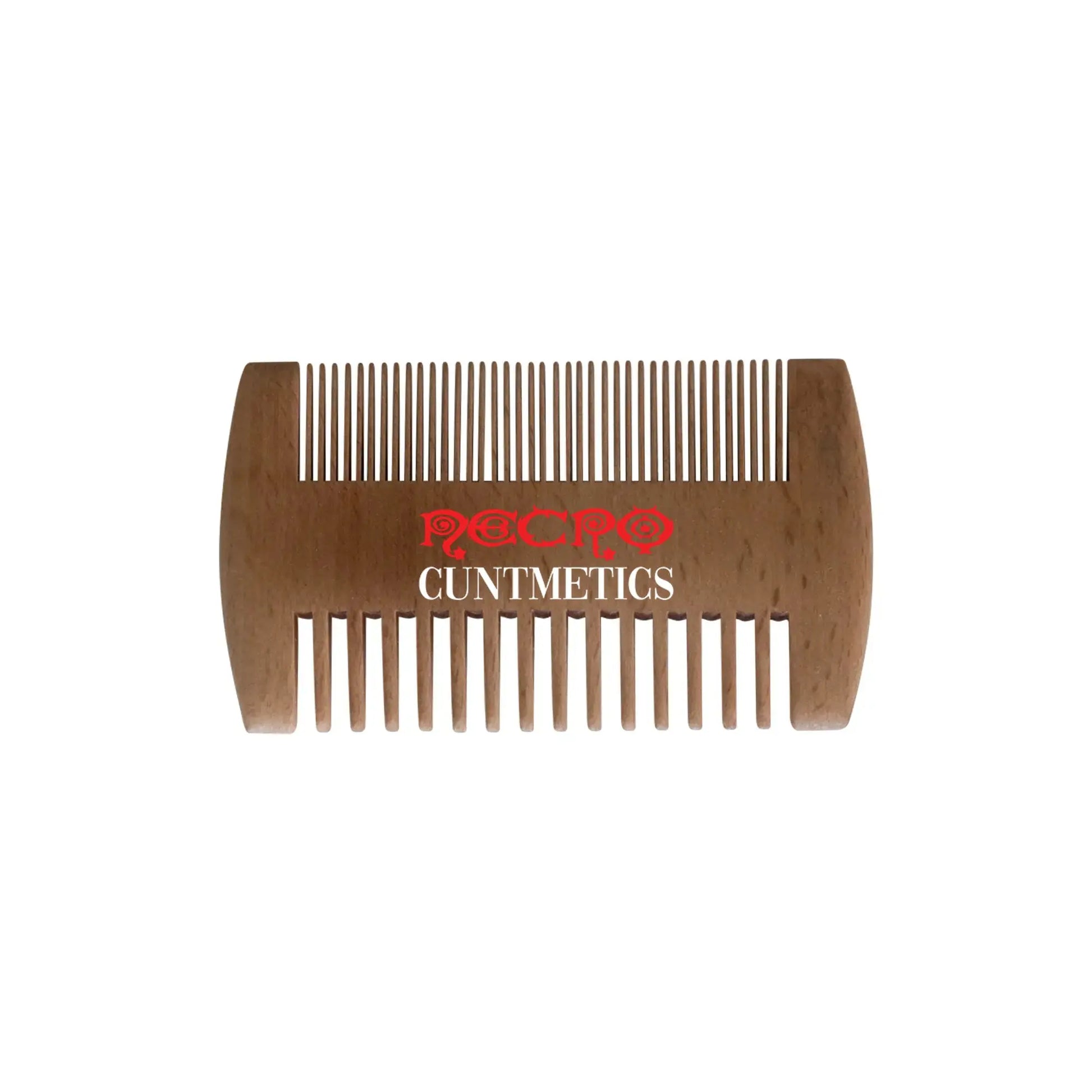 Bamboo Beard Comb NECRO SUPER STORE