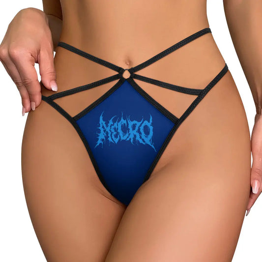 Necro - Light Blue Death Metal Logo - Panties NECRO SUPER STORE