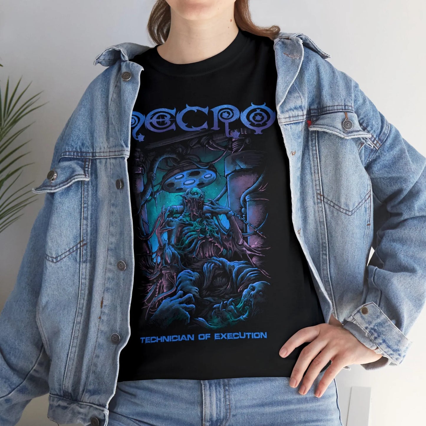 Necro - Technician Of Execution - Heavy Cotton Tee - Gilden 5000 - NECRO SUPER STORE