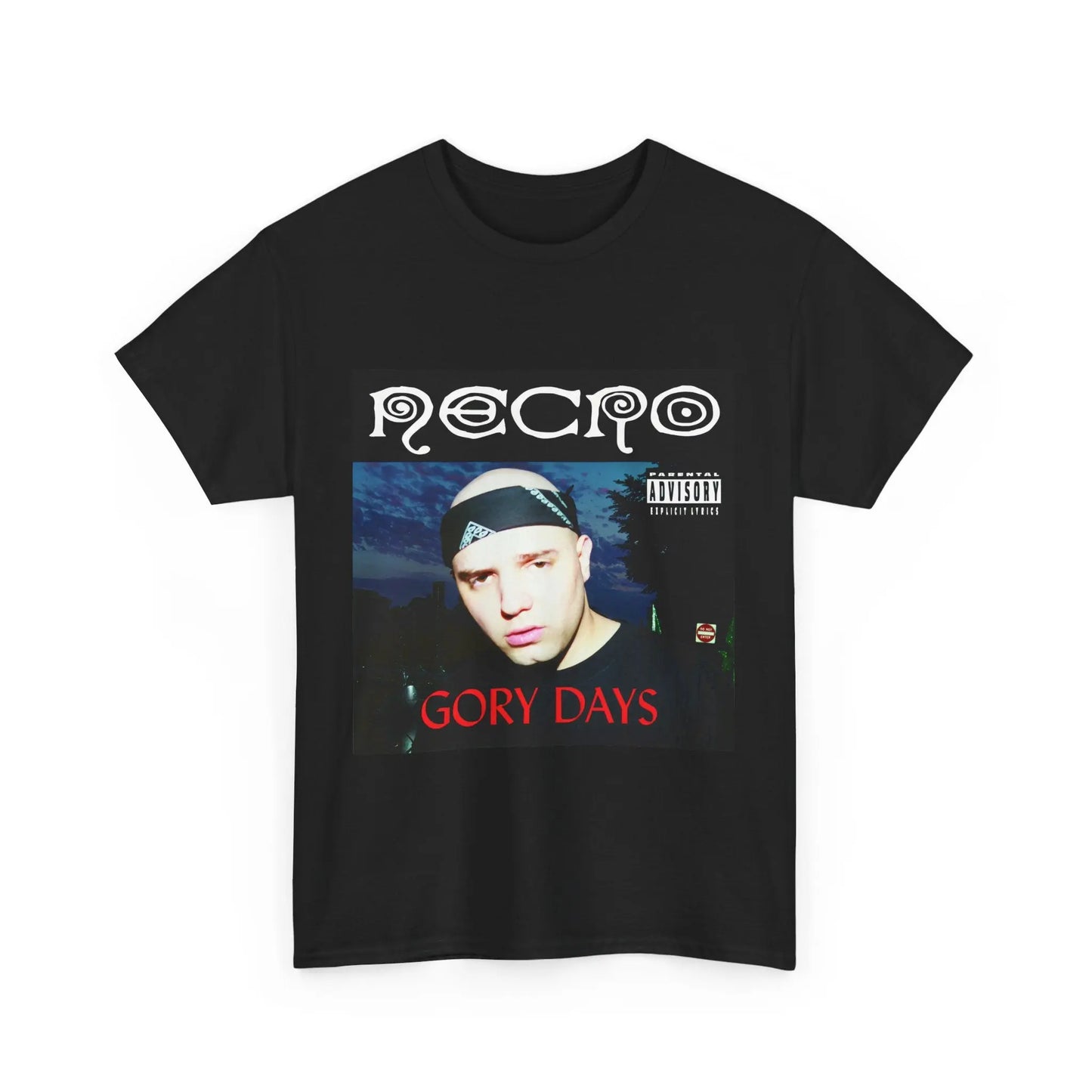 Necro - Gory Days - Heavy Cotton Tee - Gilden 5000 NECRO SUPER STORE