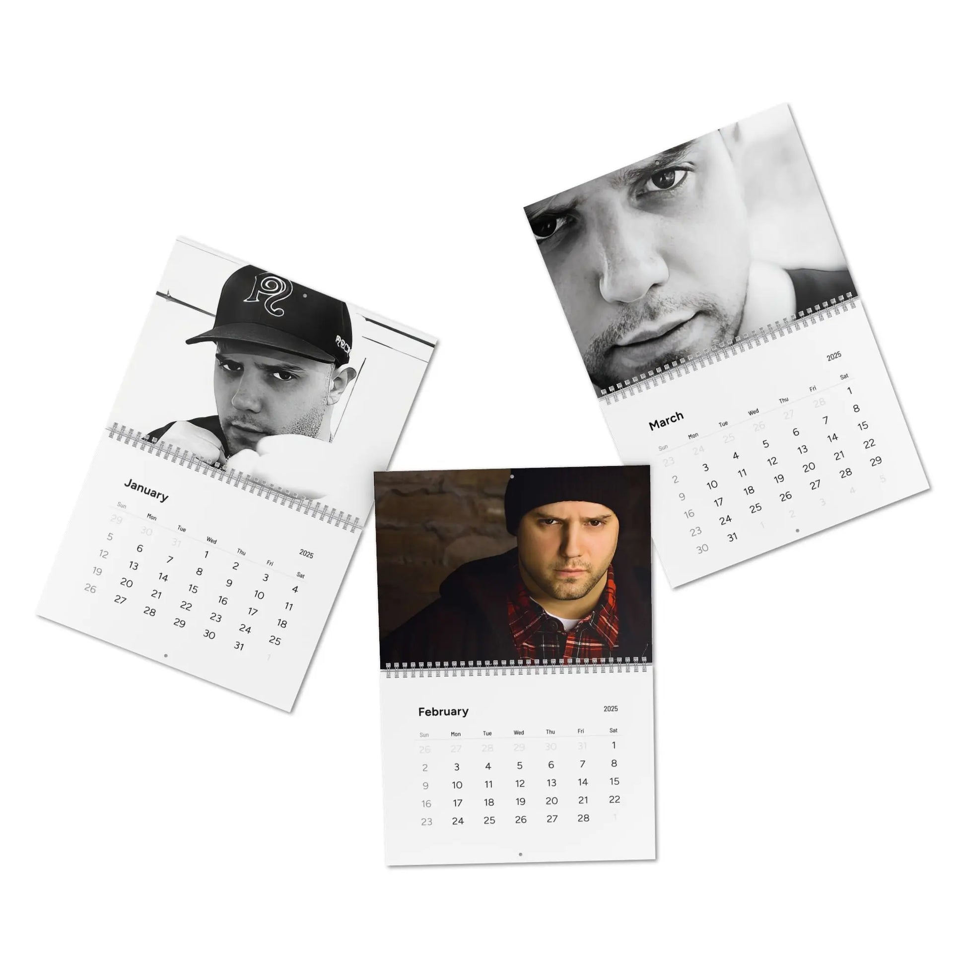 Necro - Solo Pictures - Wall Calendar (2025) Printify