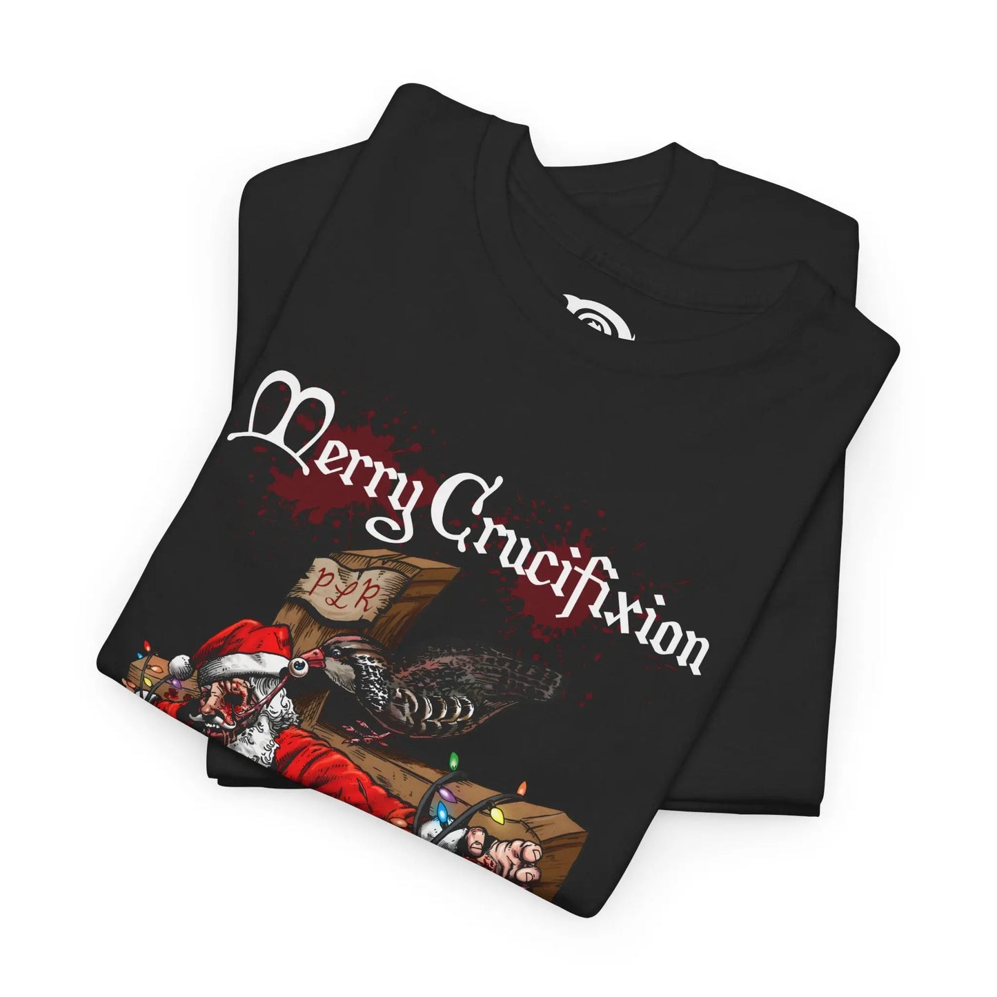 Merry Crucifixion - Heavy Cotton Tee - Gilden 5000 Printify