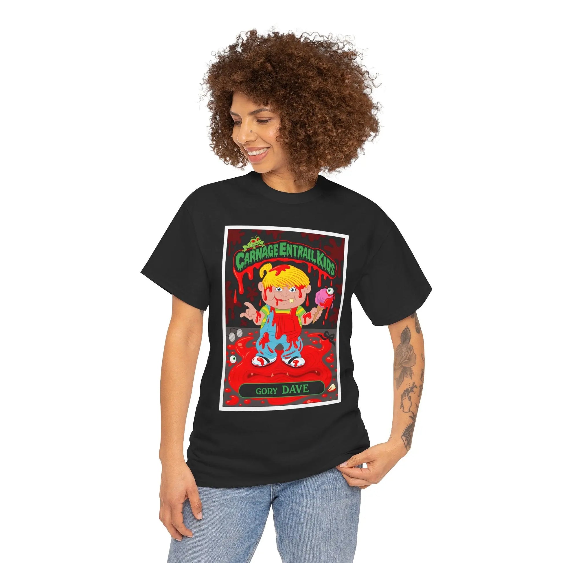 Carnage Entrail Kids - Gory Dave - Heavy Cotton Tee - Gilden 5000 Printify