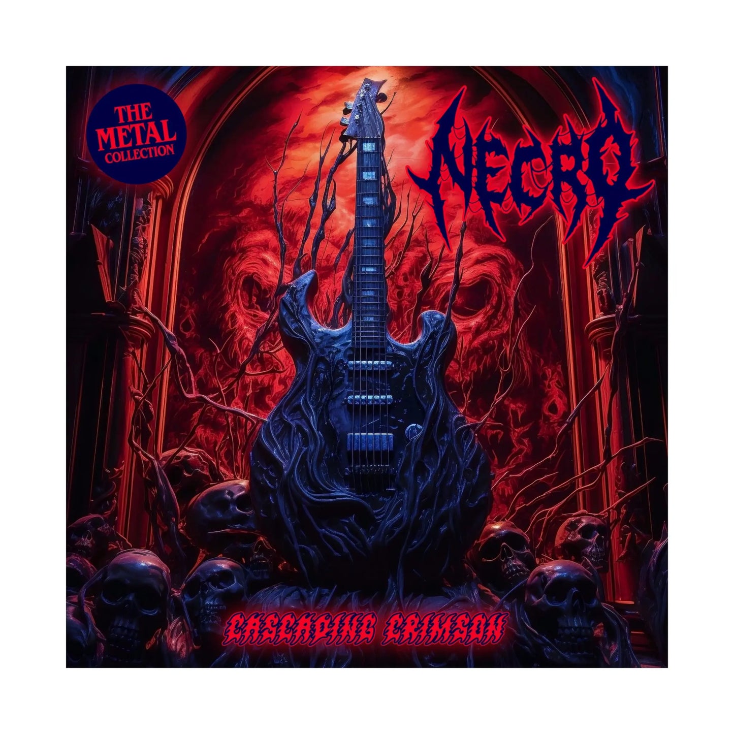 Necro - Cascading Crimson - Poster - NECRO SUPER STORE