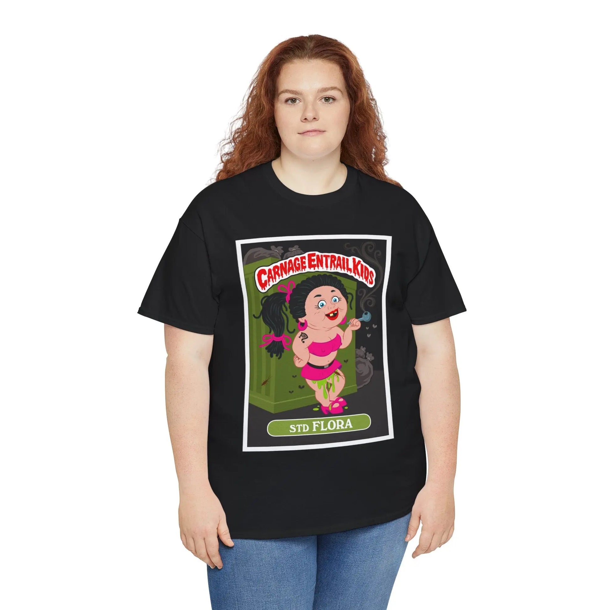 Carnage Entrail Kids - STD Flora - Heavy Cotton Tee - Gilden 5000 Printify