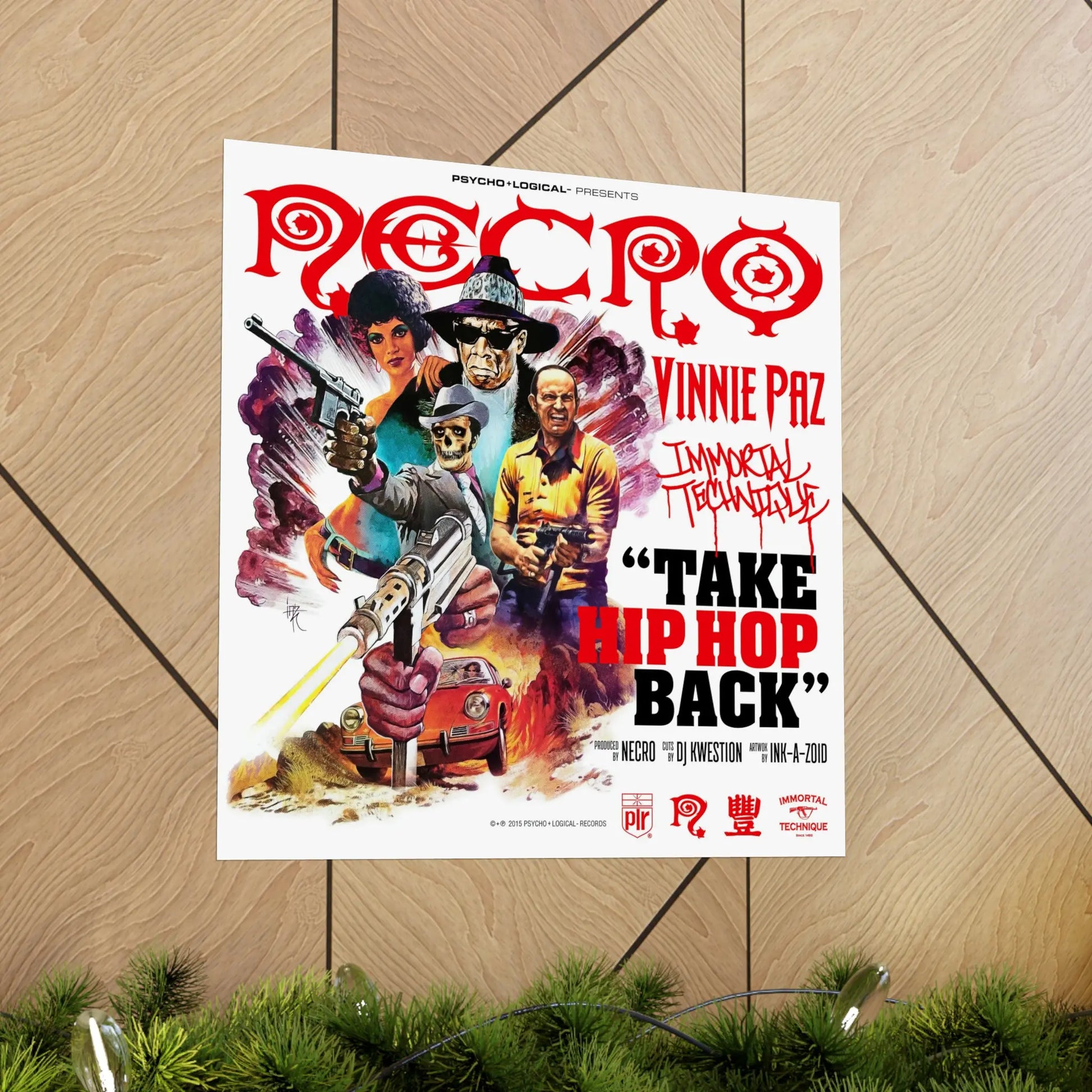 Necro - Take Hiphop Back - Poster – NECRO SUPER STORE