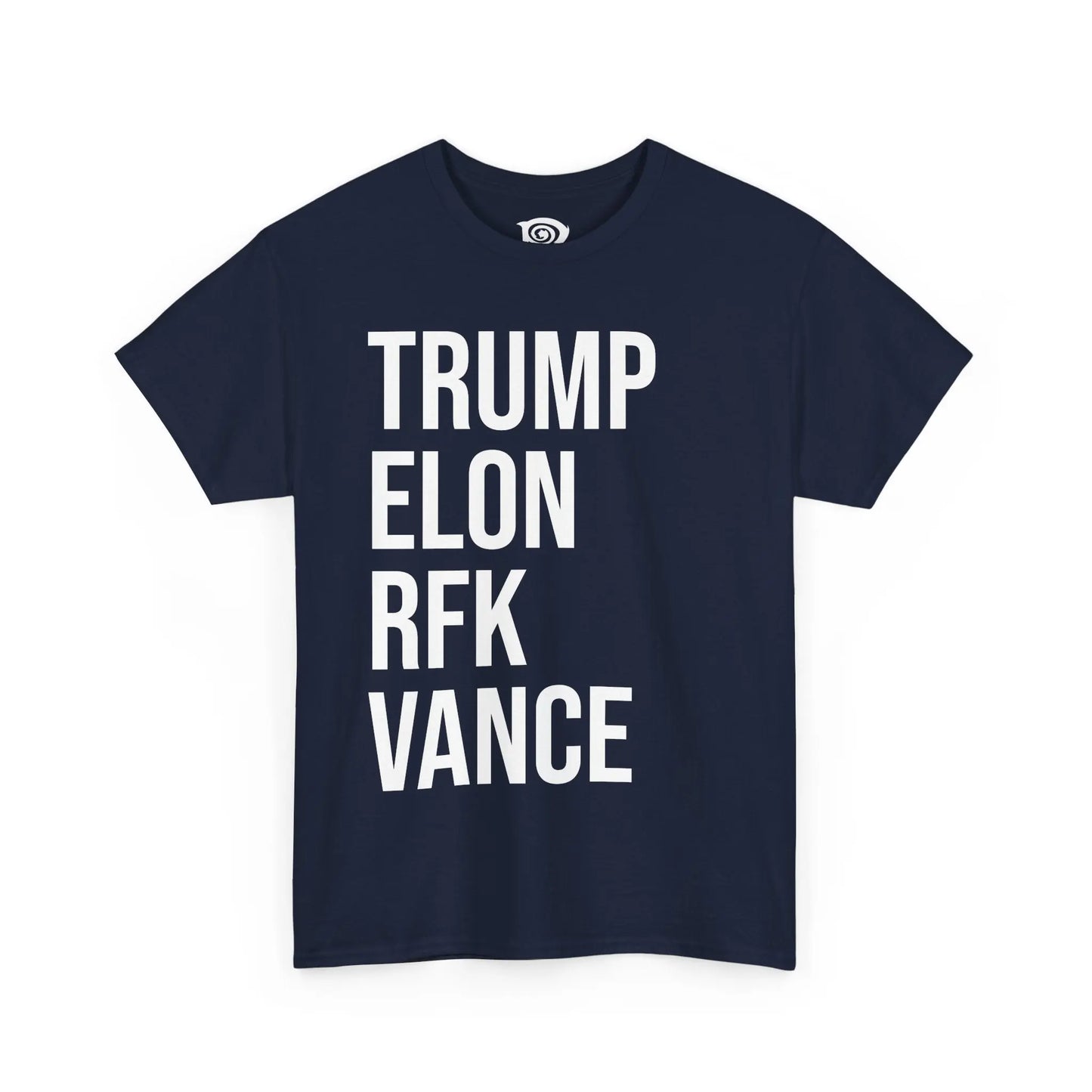 TRUMP - ELON - RFK - VANCE - Heavy Cotton Tee - Gilden 5000 NECRO SUPER STORE