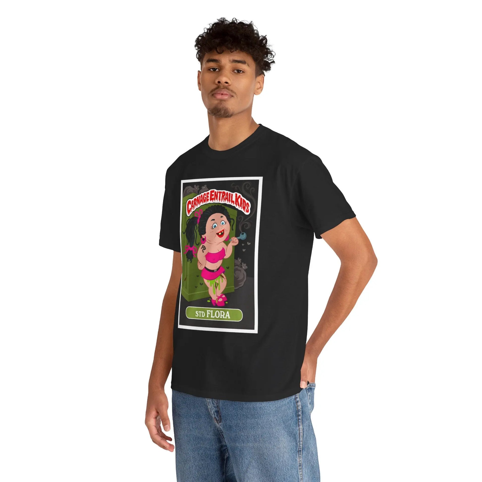 Carnage Entrail Kids - STD Flora - Heavy Cotton Tee - Gilden 5000 Printify