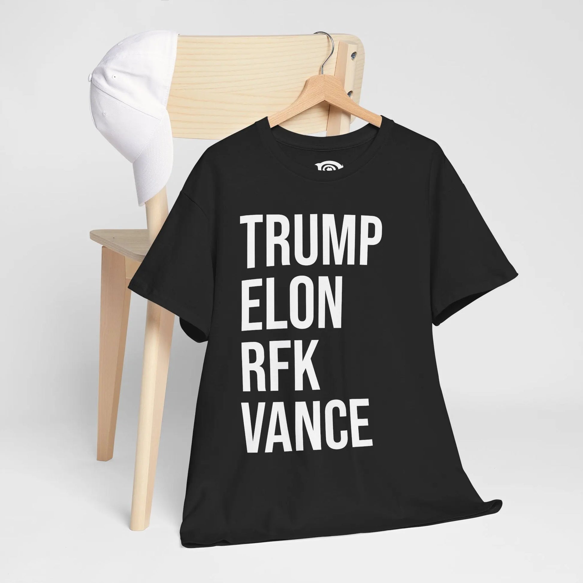 TRUMP - ELON - RFK - VANCE - Heavy Cotton Tee - Gilden 5000 NECRO SUPER STORE