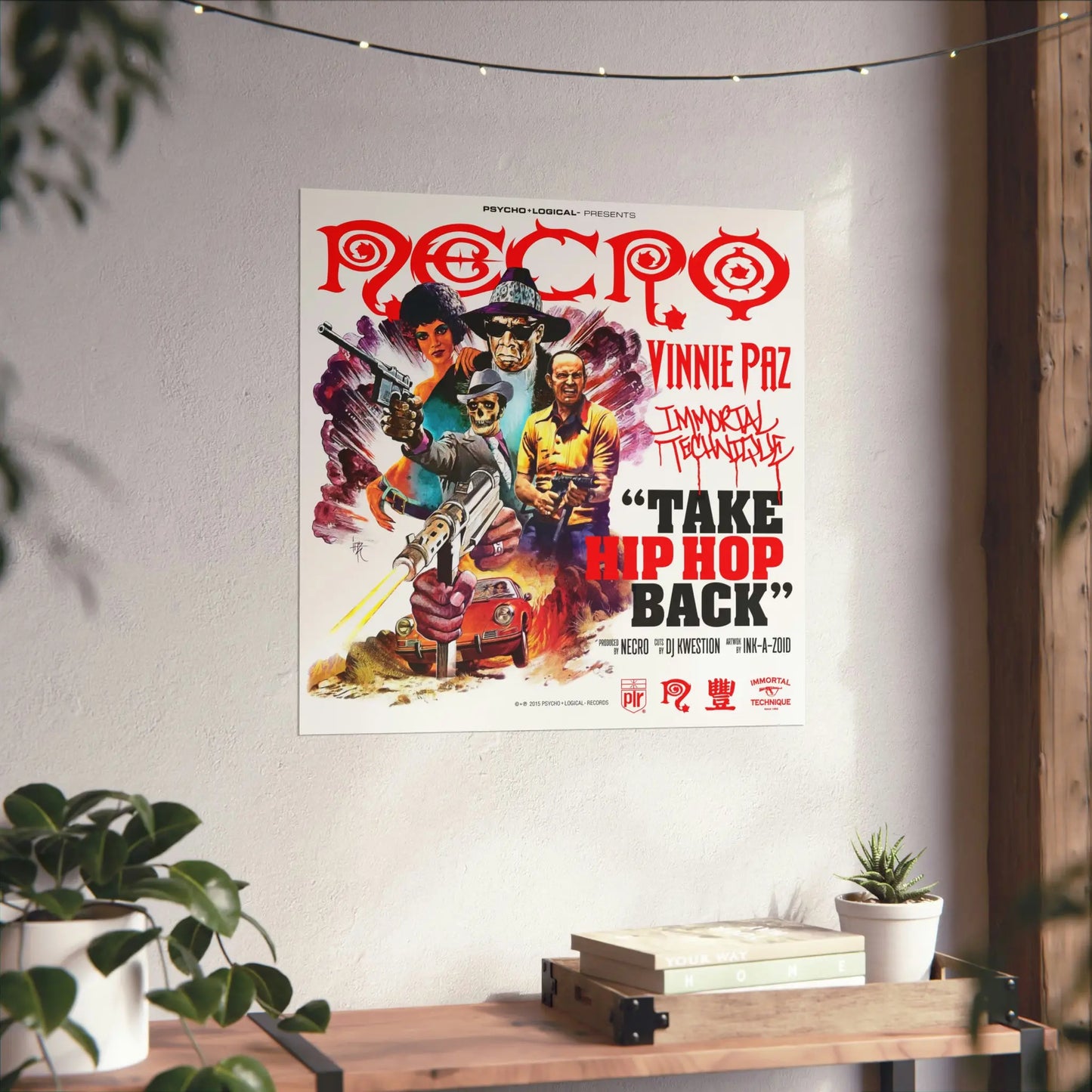 Necro - Take Hiphop Back - Poster - NECRO SUPER STORE