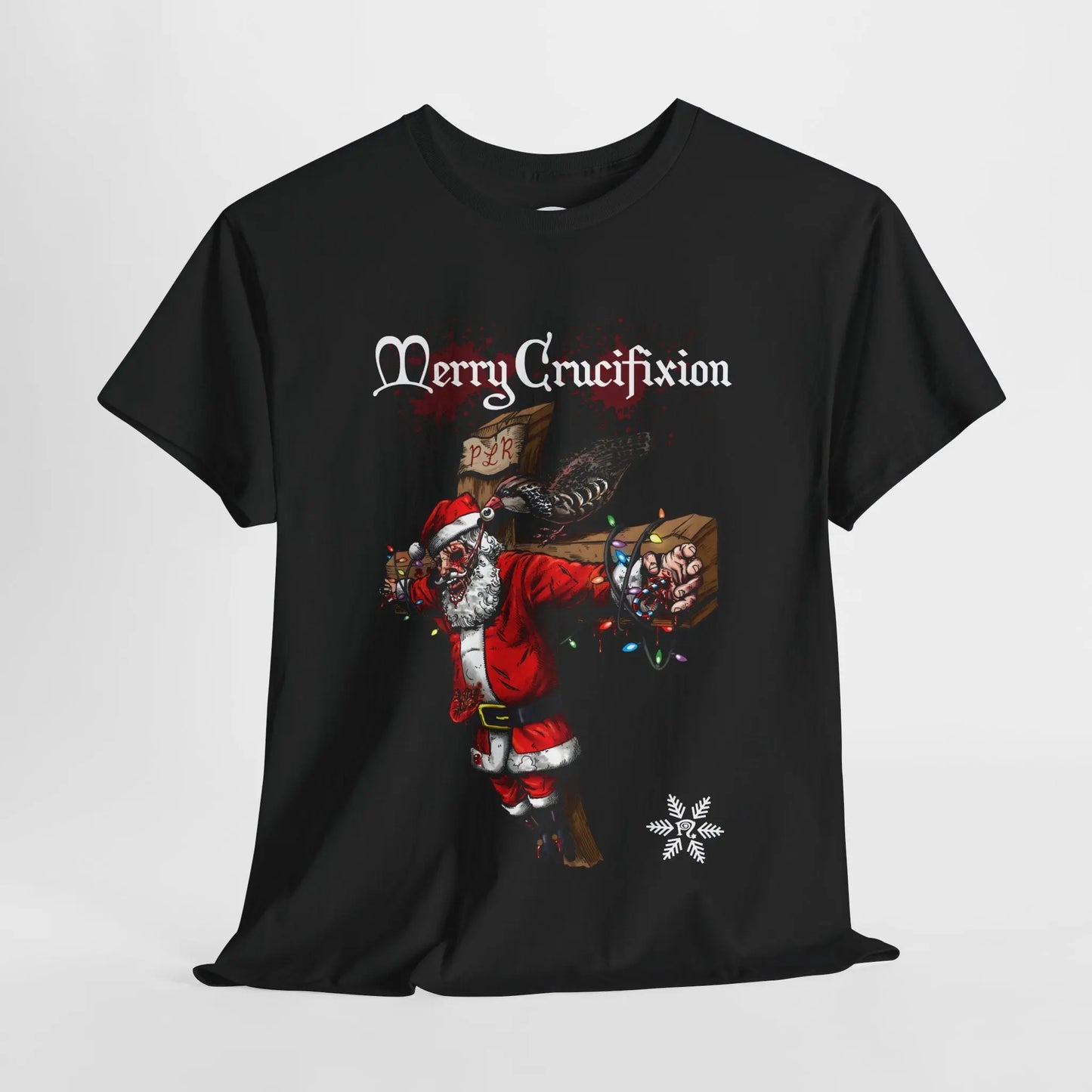 Merry Crucifixion - Heavy Cotton Tee - Gilden 5000 Printify