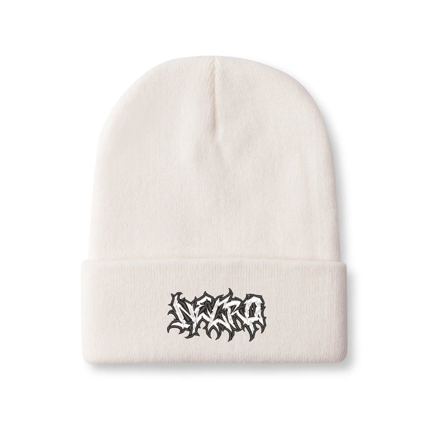 Necro - Graffiti Death Metal Logo - Embroidered Knitted Hat - NECRO SUPER STORE