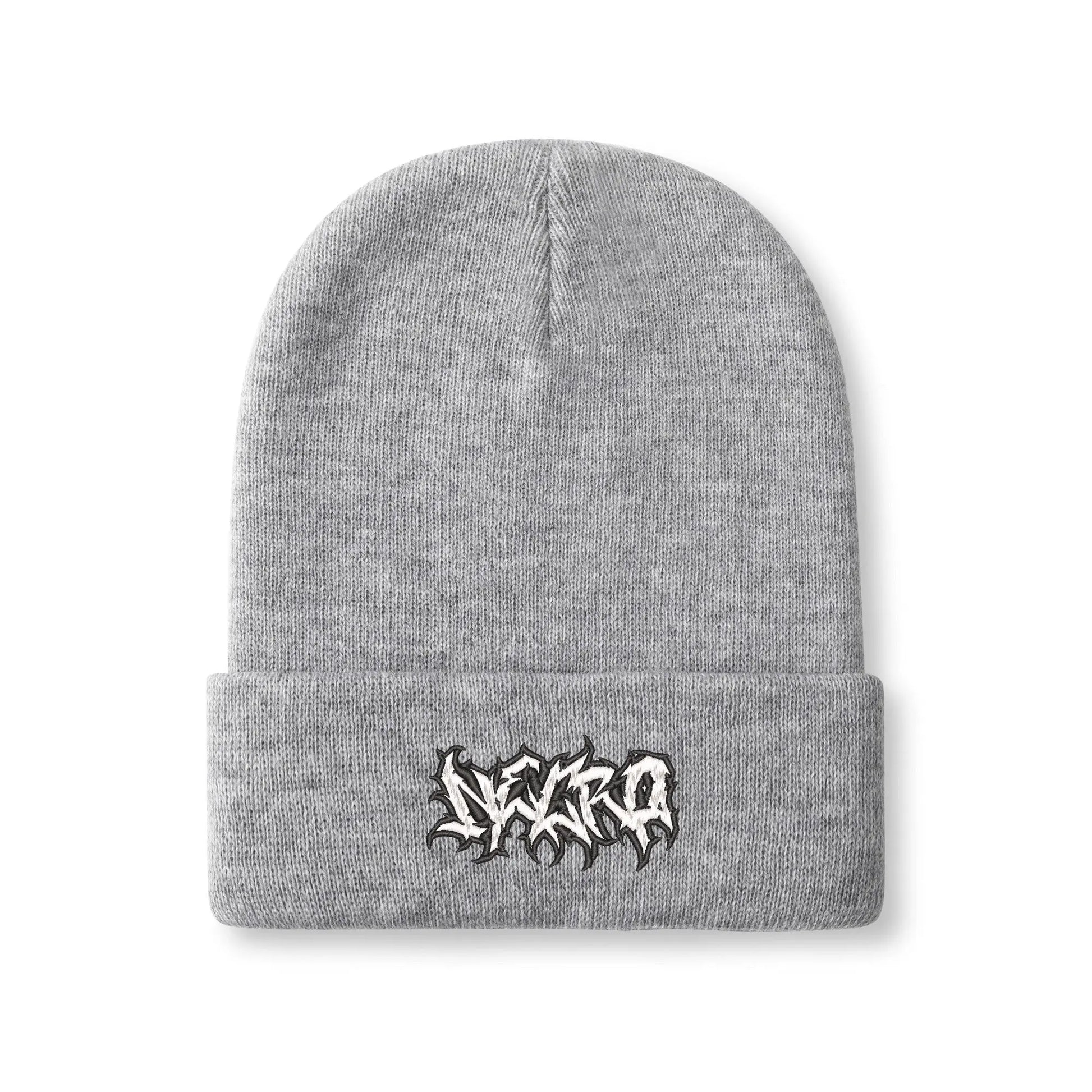 Necro - Graffiti Death Metal Logo - Embroidered Knitted Hat - NECRO SUPER STORE