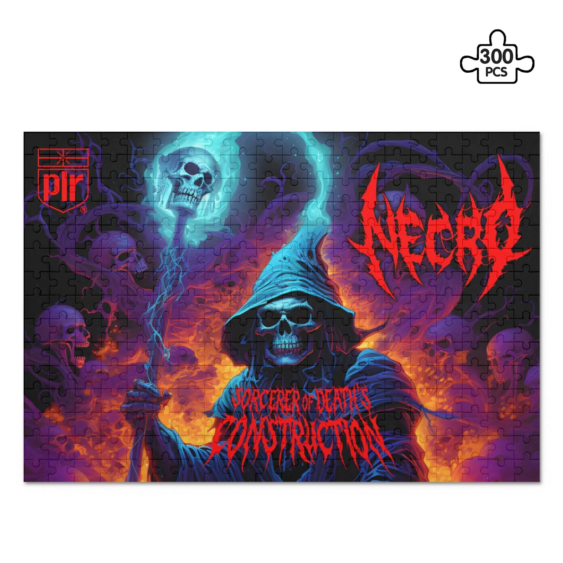 Necro - Sorcerer Of Deaths Construction - Wooden Jigsaw (300 Pcs) - NECRO SUPER STORE