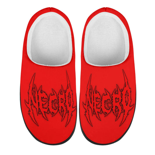 Necro - Brutal Logo - Unisex Rubber Autumn Slipper Room Shoes NECRO SUPER STORE