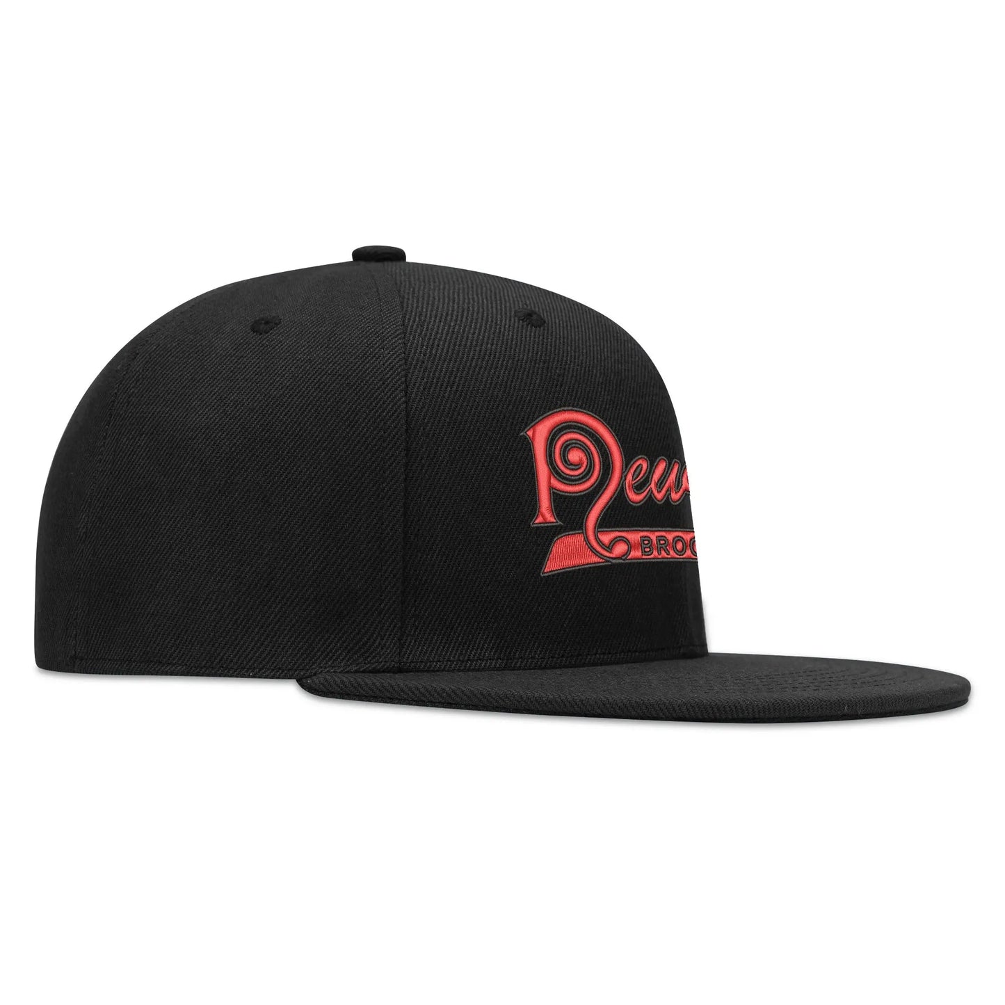 Necro - New York Brooklyn Red/Blk - Three Sides Embroidered Hip-Hop Hat NECRO SUPER STORE