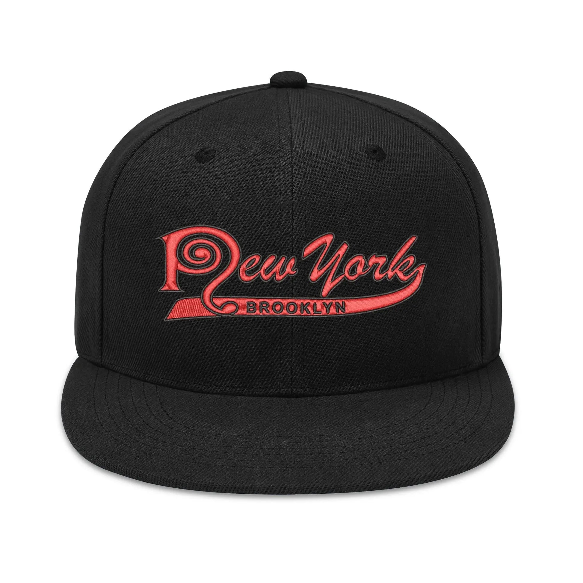 Necro - New York Brooklyn Red/Blk - Three Sides Embroidered Hip-Hop Hat NECRO SUPER STORE