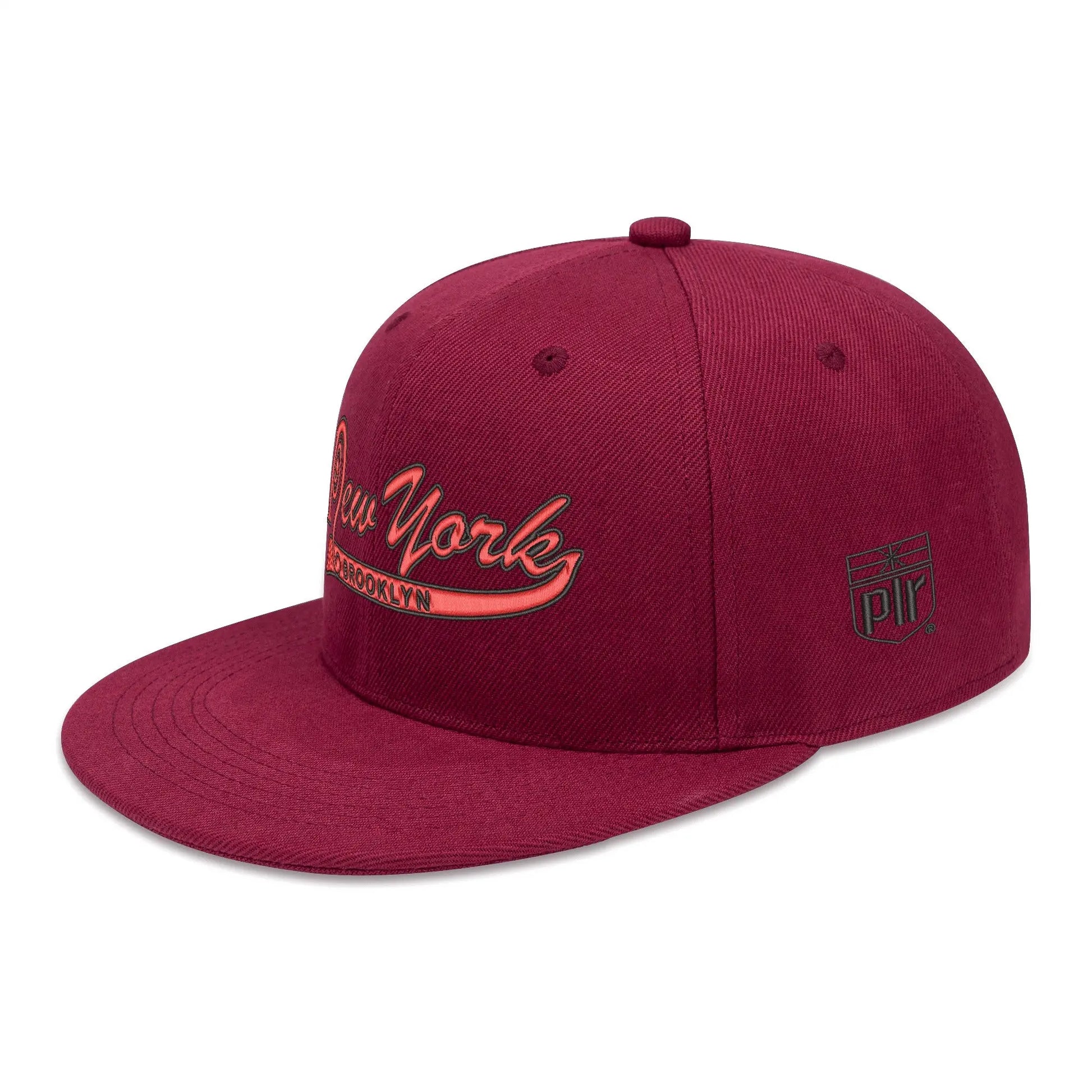 Necro - New York Brooklyn Red/Blk - Three Sides Embroidered Hip-Hop Hat NECRO SUPER STORE