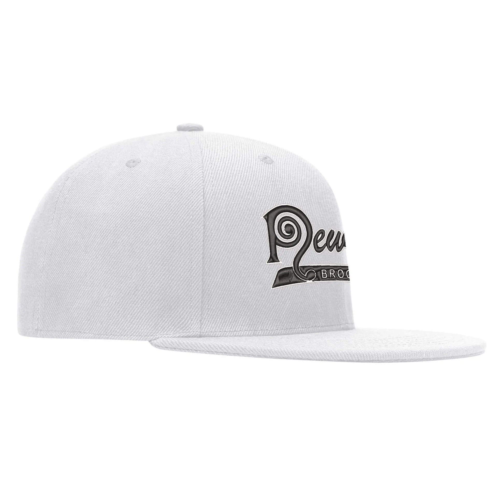 Necro - Blk/Wht New York Brooklyn - Three Sides Embroidered Hip-Hop Hat NECRO SUPER STORE