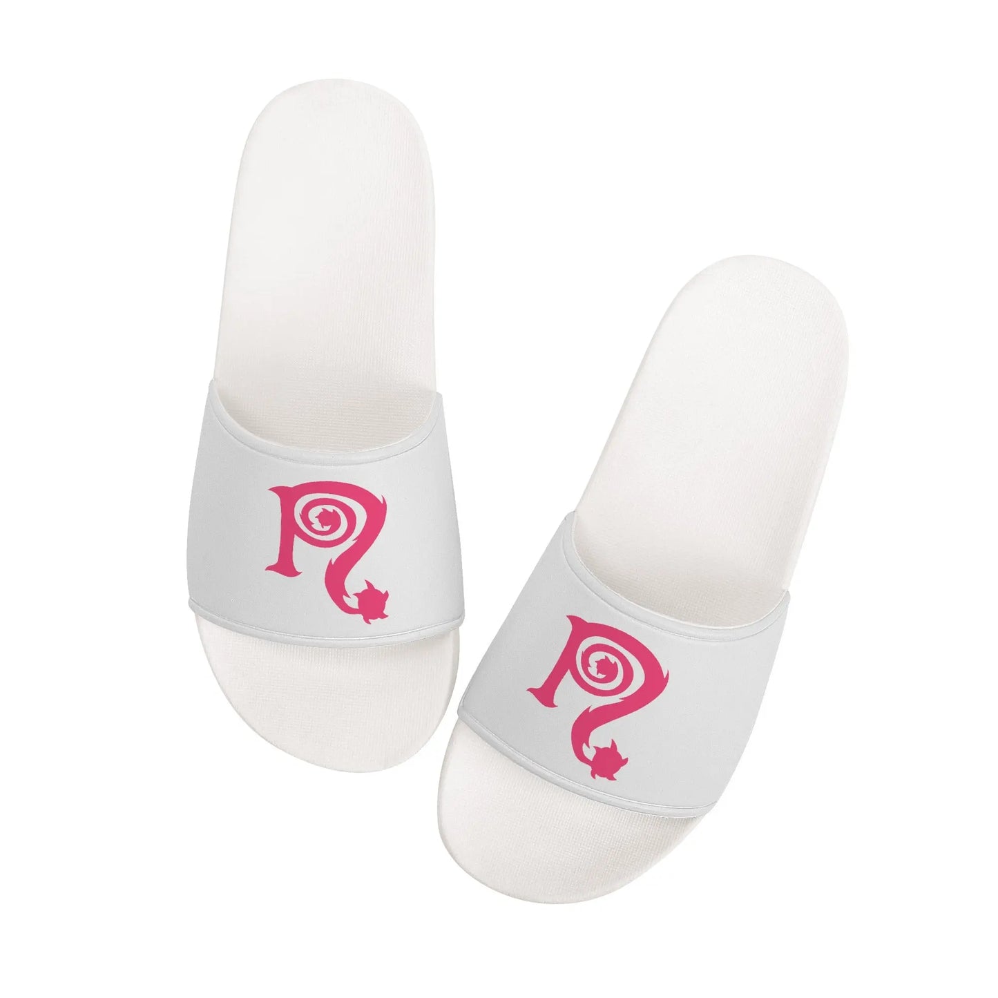 Necro - Pink N Symbol - Womens Slide Sandals NECRO SUPER STORE