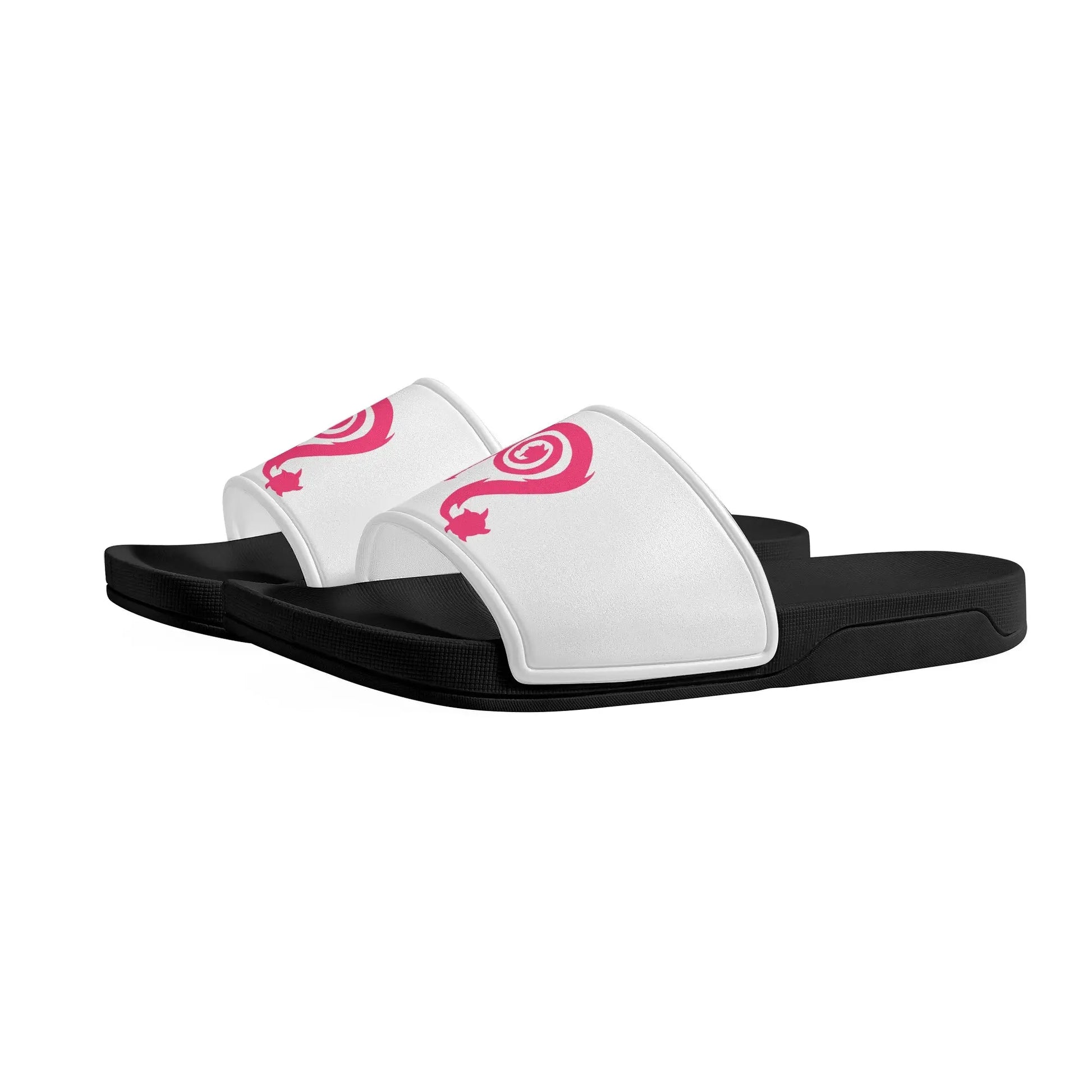 Necro - Pink N Symbol - Womens Slide Sandals NECRO SUPER STORE