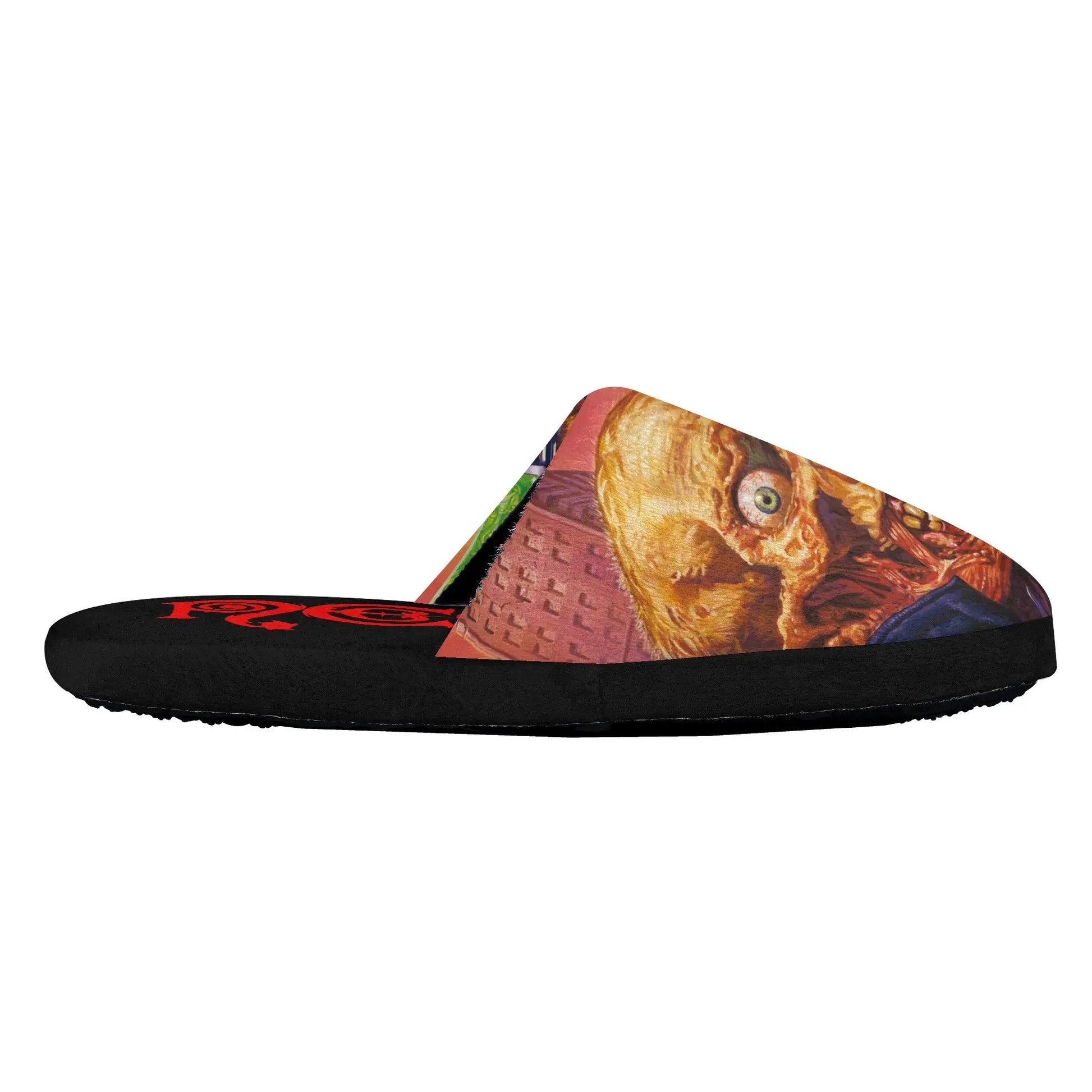 Necro - The Pre-Fix For Death / Red Gothic Logo - Kids Slippers NECRO SUPER STORE