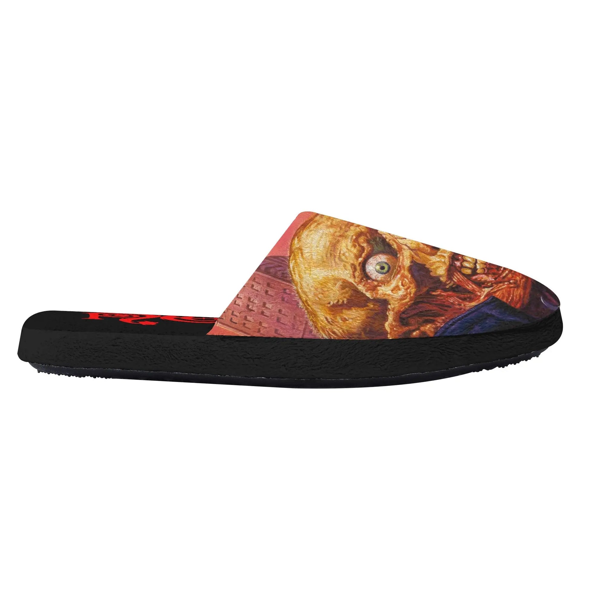 Necro - The Pre-Fix For Death / Red Gothic Logo - Kids Slippers NECRO SUPER STORE