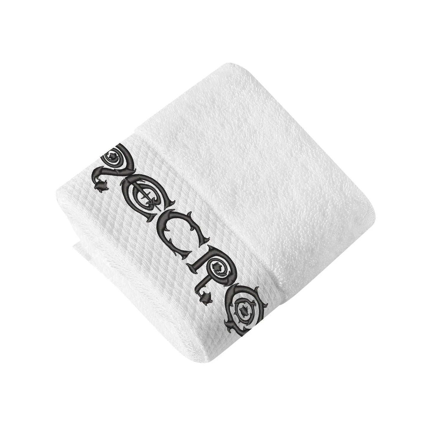 Necro - Black Necro Gothic Logo - Embroidered Square Towel NECRO SUPER STORE