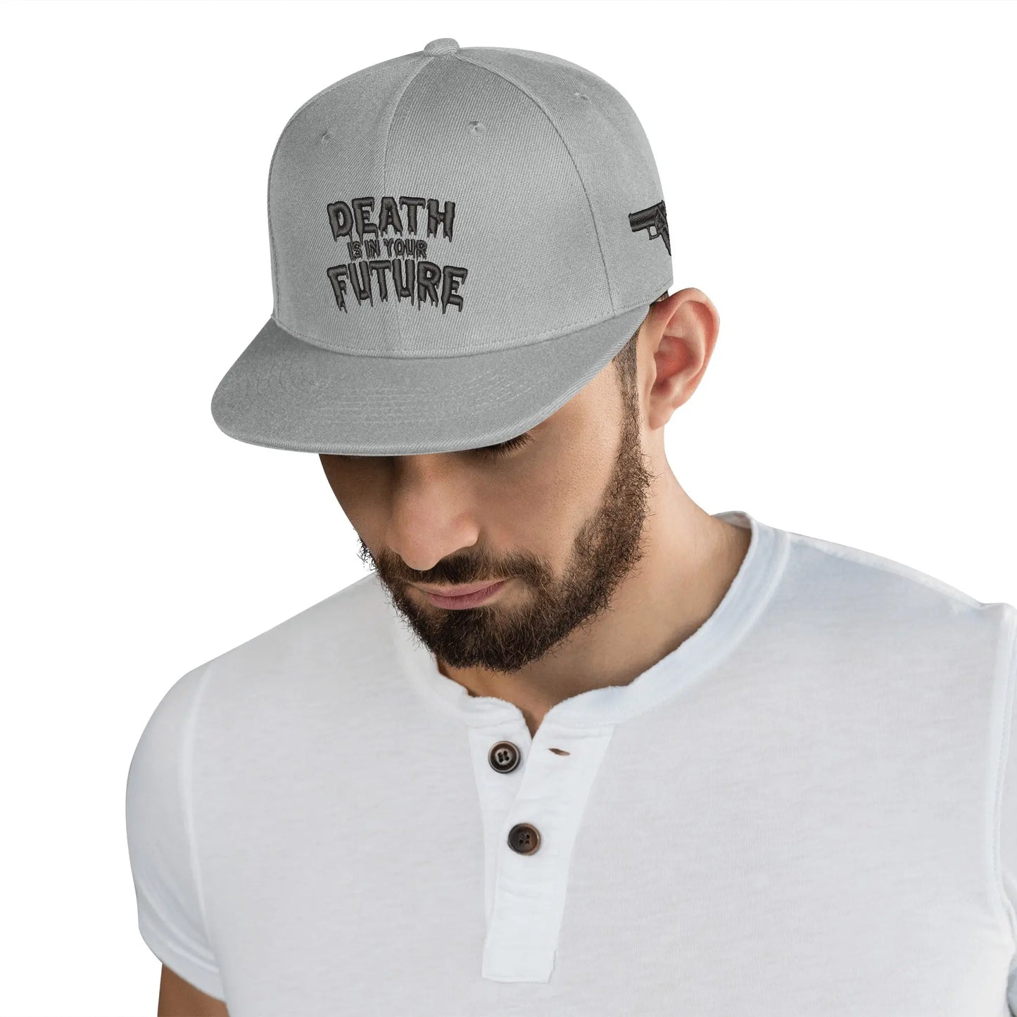 Necro - Death Is In Your Future - Four Sides Embroidered Hip-Hop Hat NECRO SUPER STORE