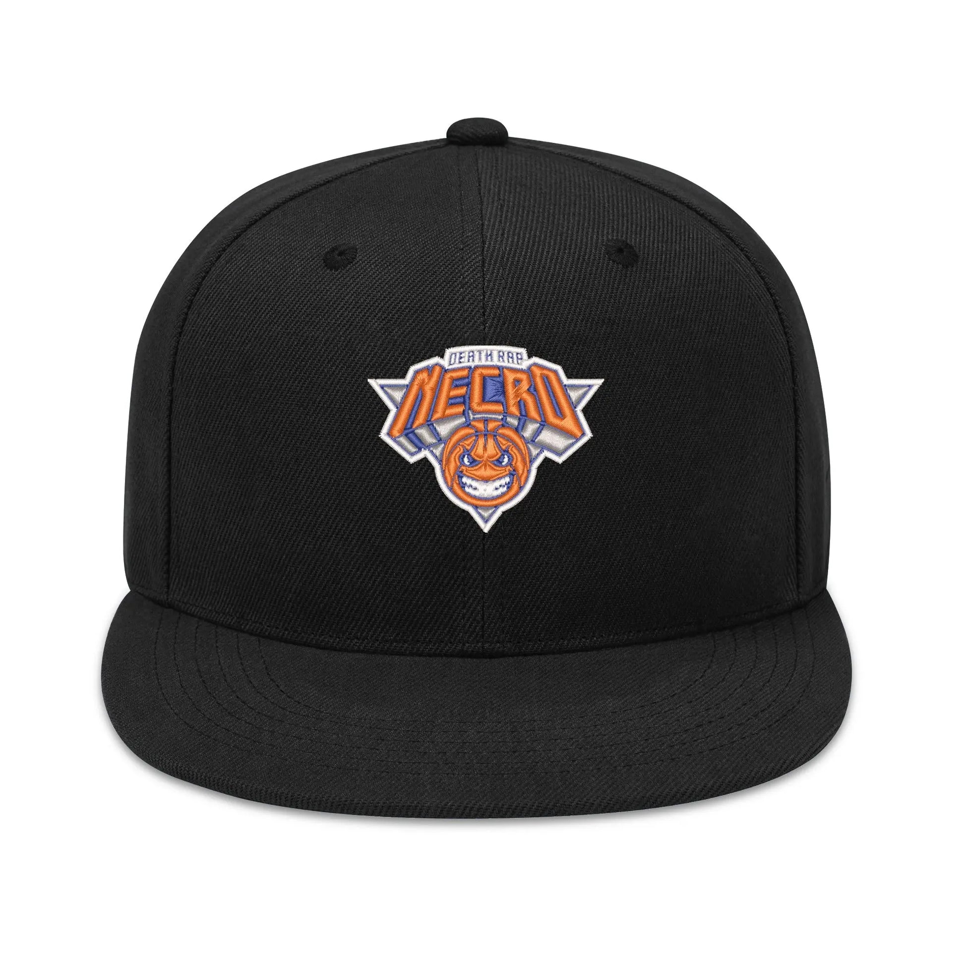 Necro - Death Rap Knicks - Three Sides Embroidered Hip-Hop Hat NECRO SUPER STORE